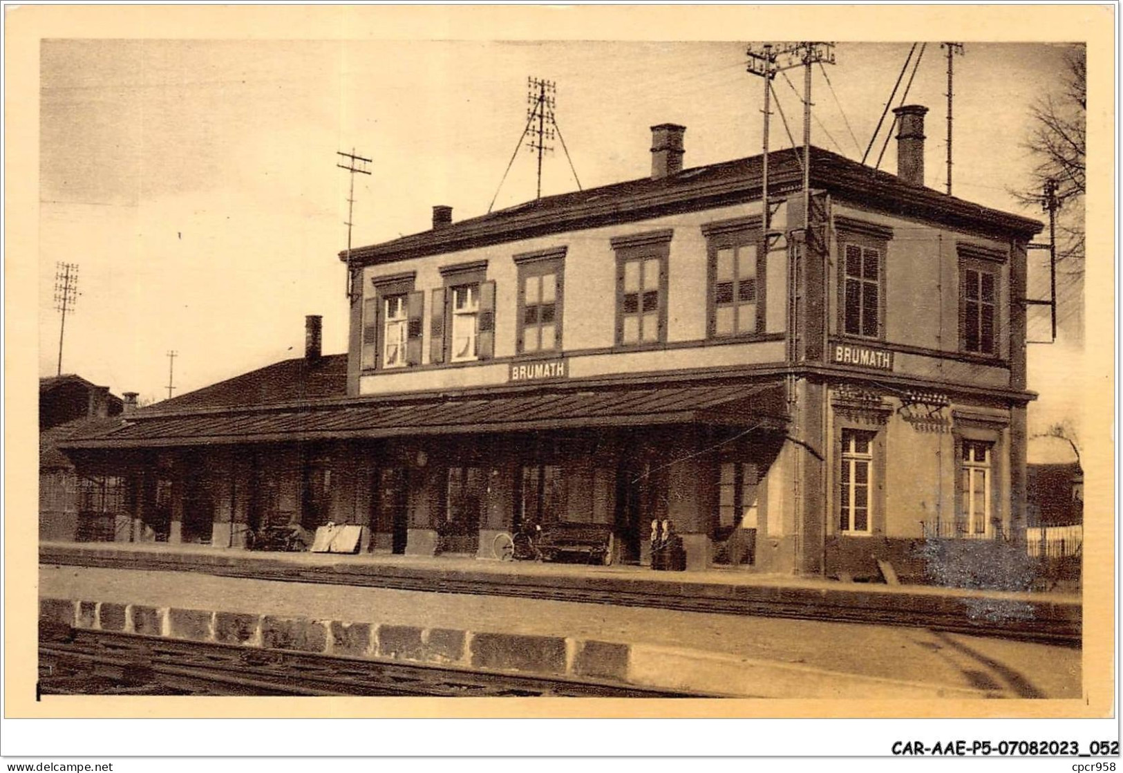 CAR-AAEP5-67-0424 - BRUMATH - La Gare - Brumath