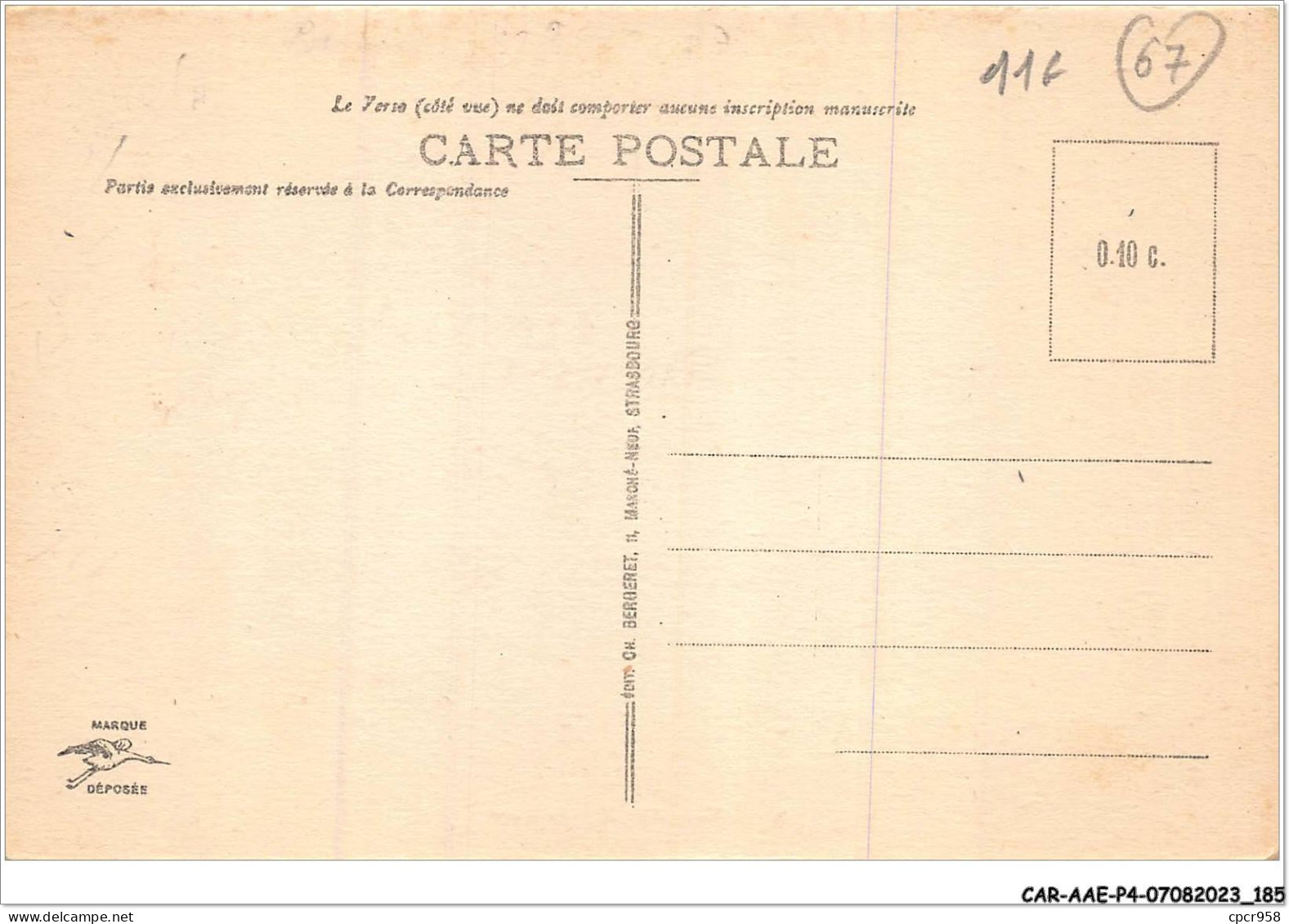 CAR-AAEP4-67-0393 - OBERHOFFEN - La Gare - Andere & Zonder Classificatie