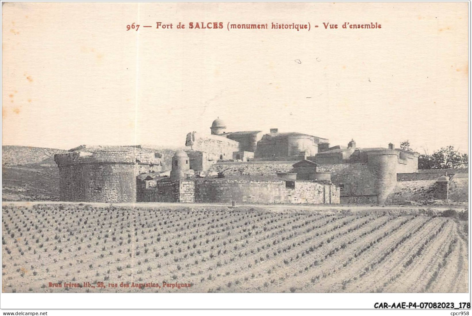 CAR-AAEP4-66-0390 - FORT DE SALCES - Vue D'ensemble - Salses