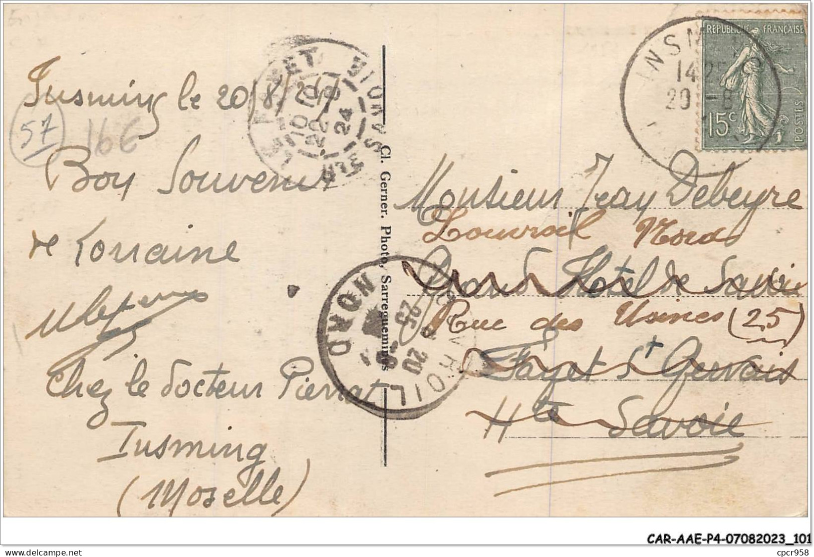 CAR-AAEP4-57-0351 - SOUVENIR DE ISMING - La Gare - Other & Unclassified