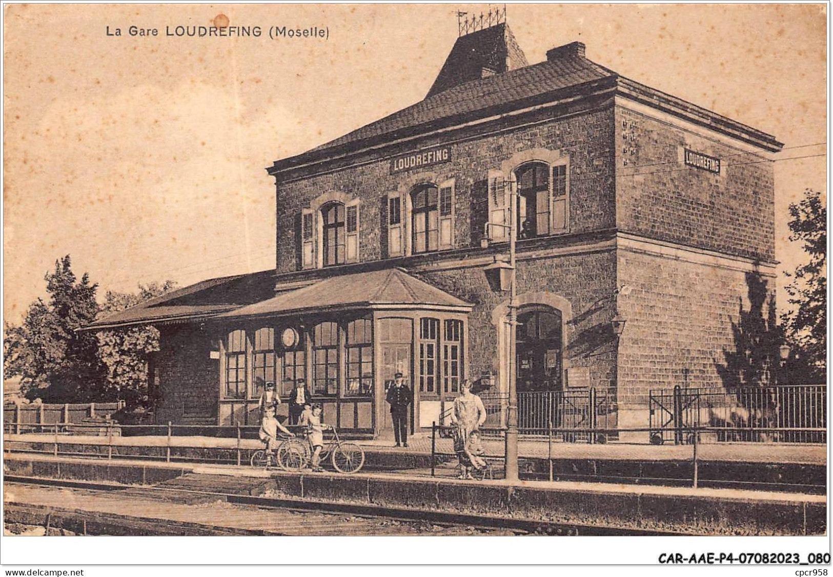 CAR-AAEP4-57-0341 - La Gare LOUDREFING  - Sonstige & Ohne Zuordnung
