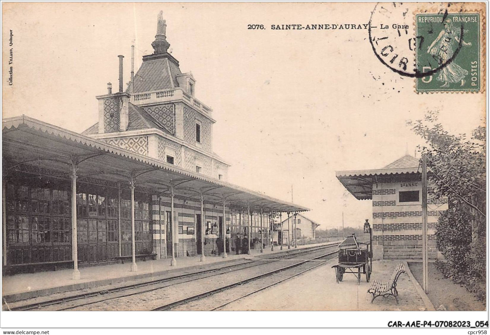 CAR-AAEP4-56-0328 - SAINTE-ANNE-D'AURAY - La Gare - Sainte Anne D'Auray