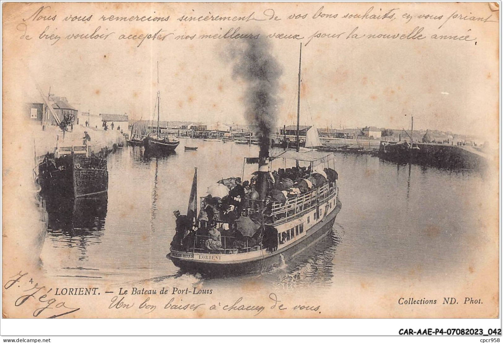 CAR-AAEP4-56-0322 - LORIENT - Le Bateau De Port-louis - Lorient