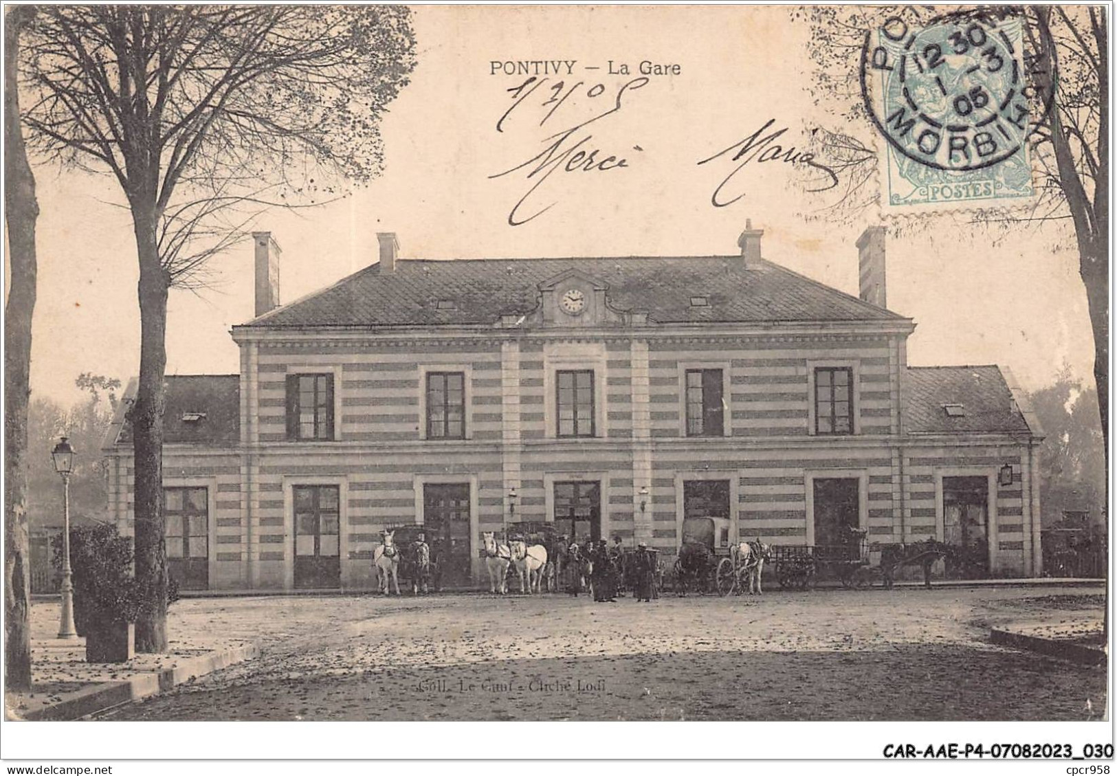 CAR-AAEP4-56-0316 - PONTIVY - La Gare - Pontivy