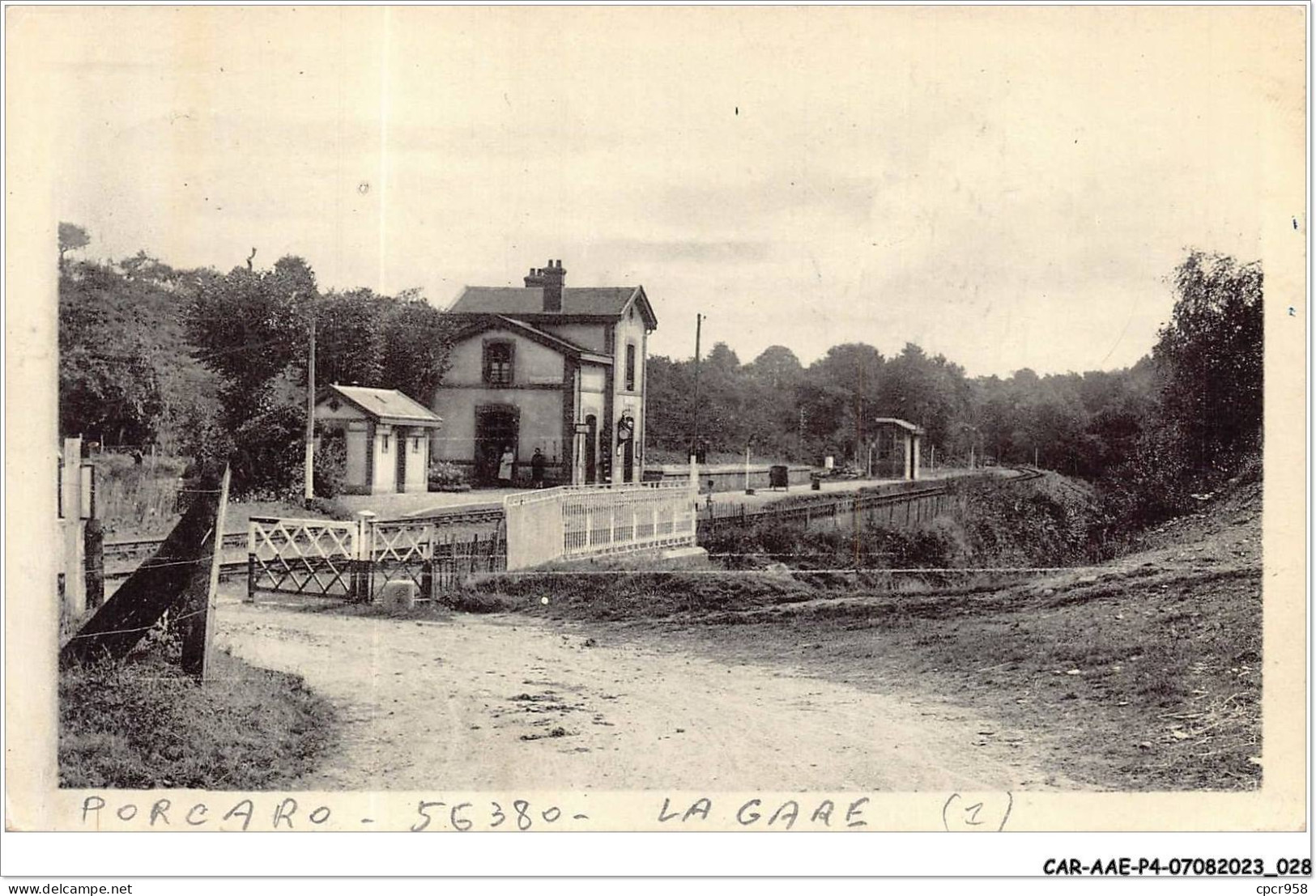 CAR-AAEP4-56-0315 - PORCARO - La Gare - Other & Unclassified