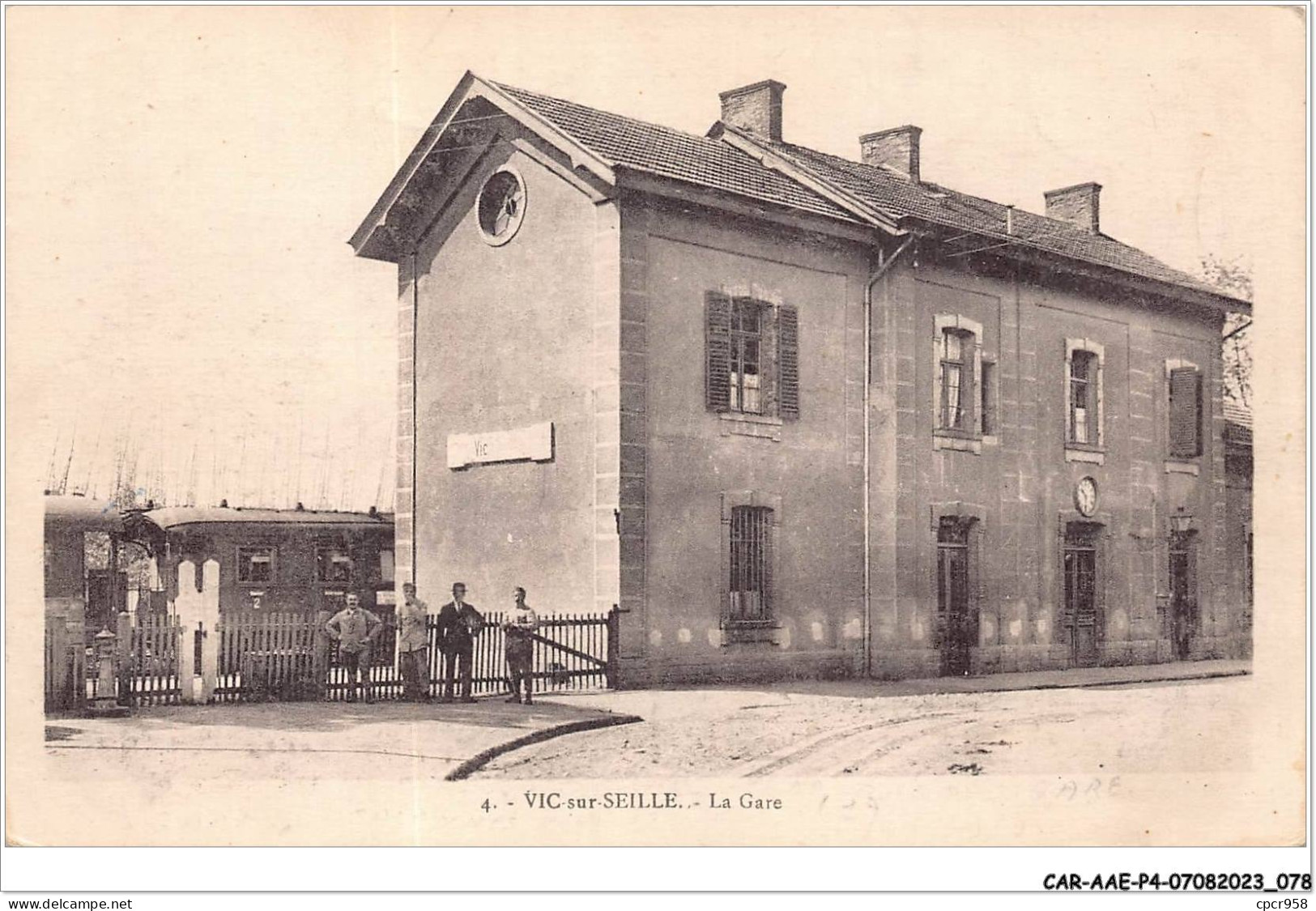 CAR-AAEP4-56-0340 - VIC-SUR-SEILLE - La Gare - Vic Sur Seille