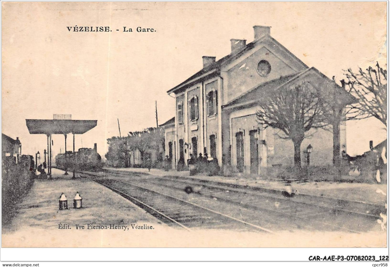 CAR-AAEP3-54-0264 - VEZELISE - La Gare - Train - Vezelise