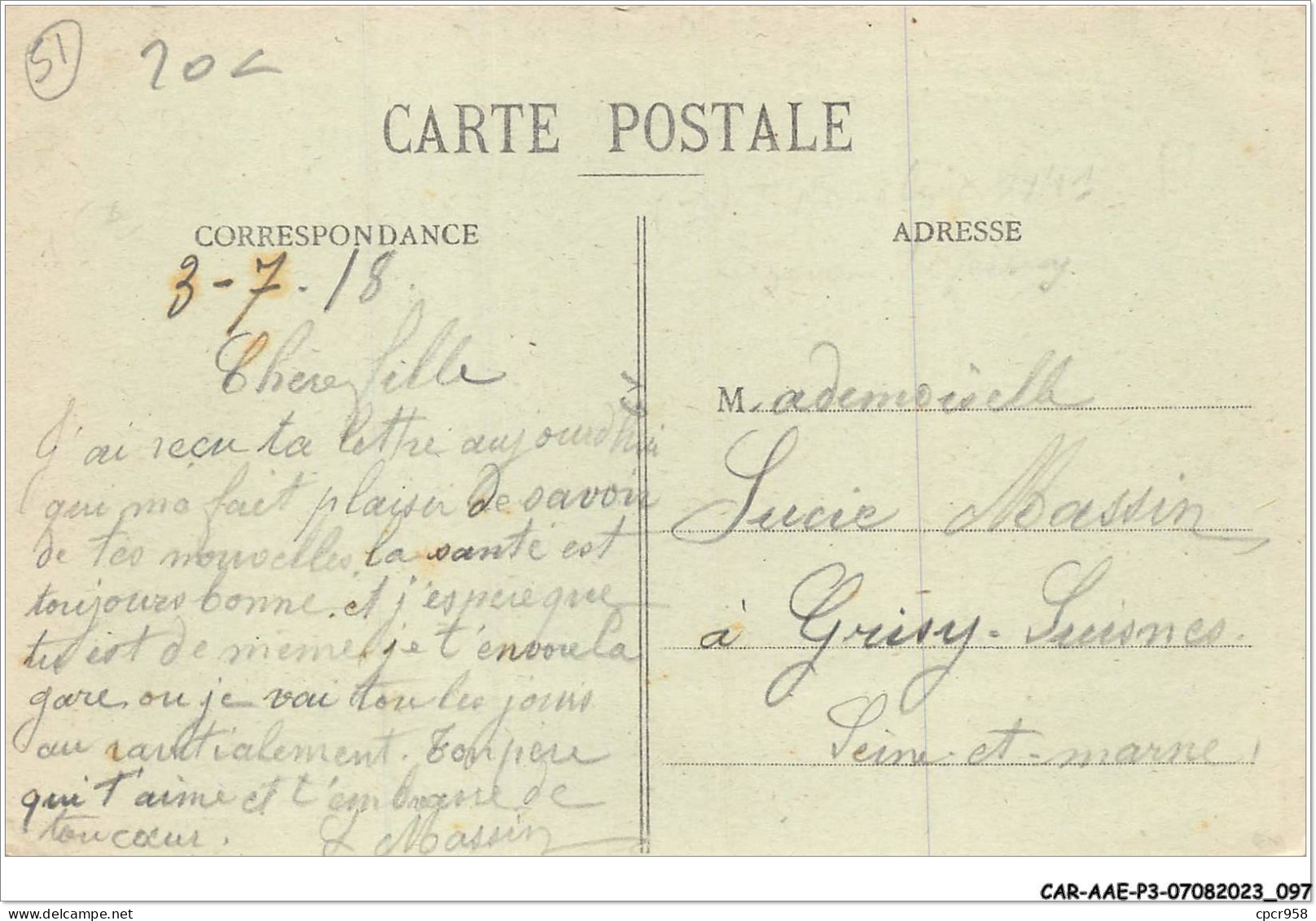 CAR-AAEP3-51-0251 - MESNIL-SUR-OGER - La Gare - Other & Unclassified