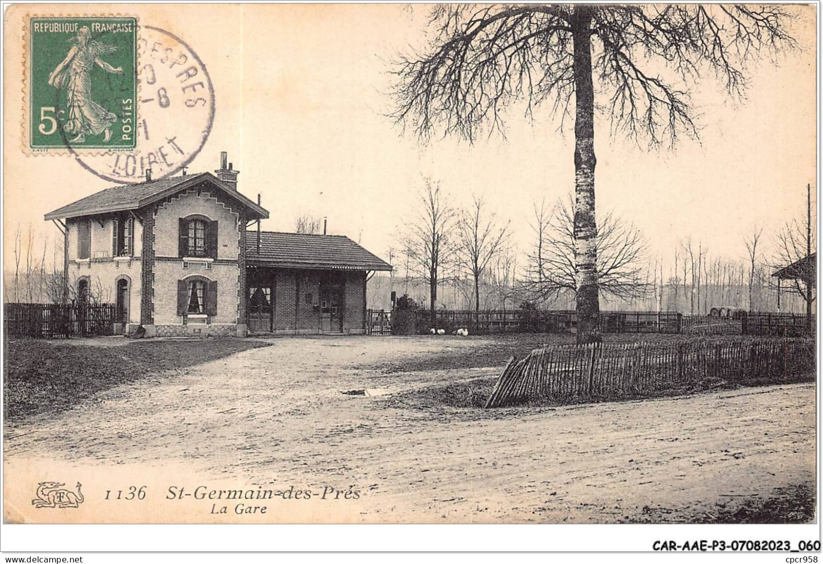 CAR-AAEP3-45-0233 - SAINT-GERMAIN-DES-PRES - La Gare - Autres & Non Classés