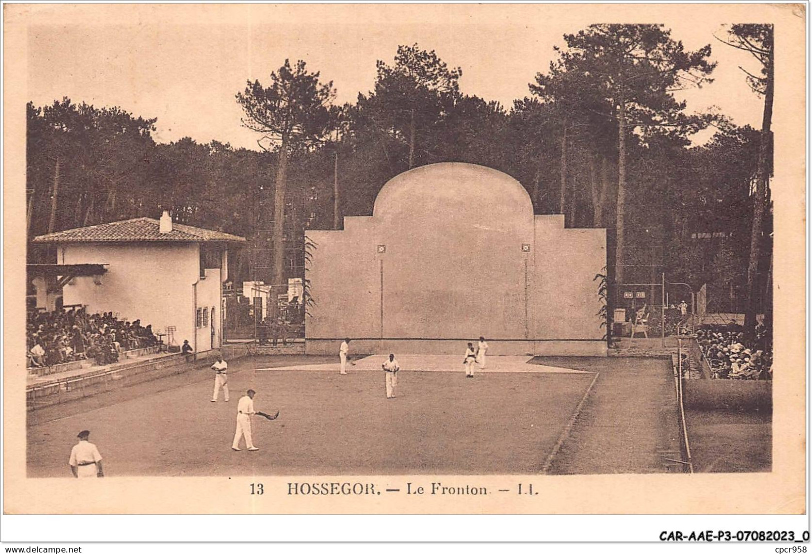 CAR-AAEP3-40-0203 - HOSSEGOR - Le Fronton - Pelote Basque - Hossegor