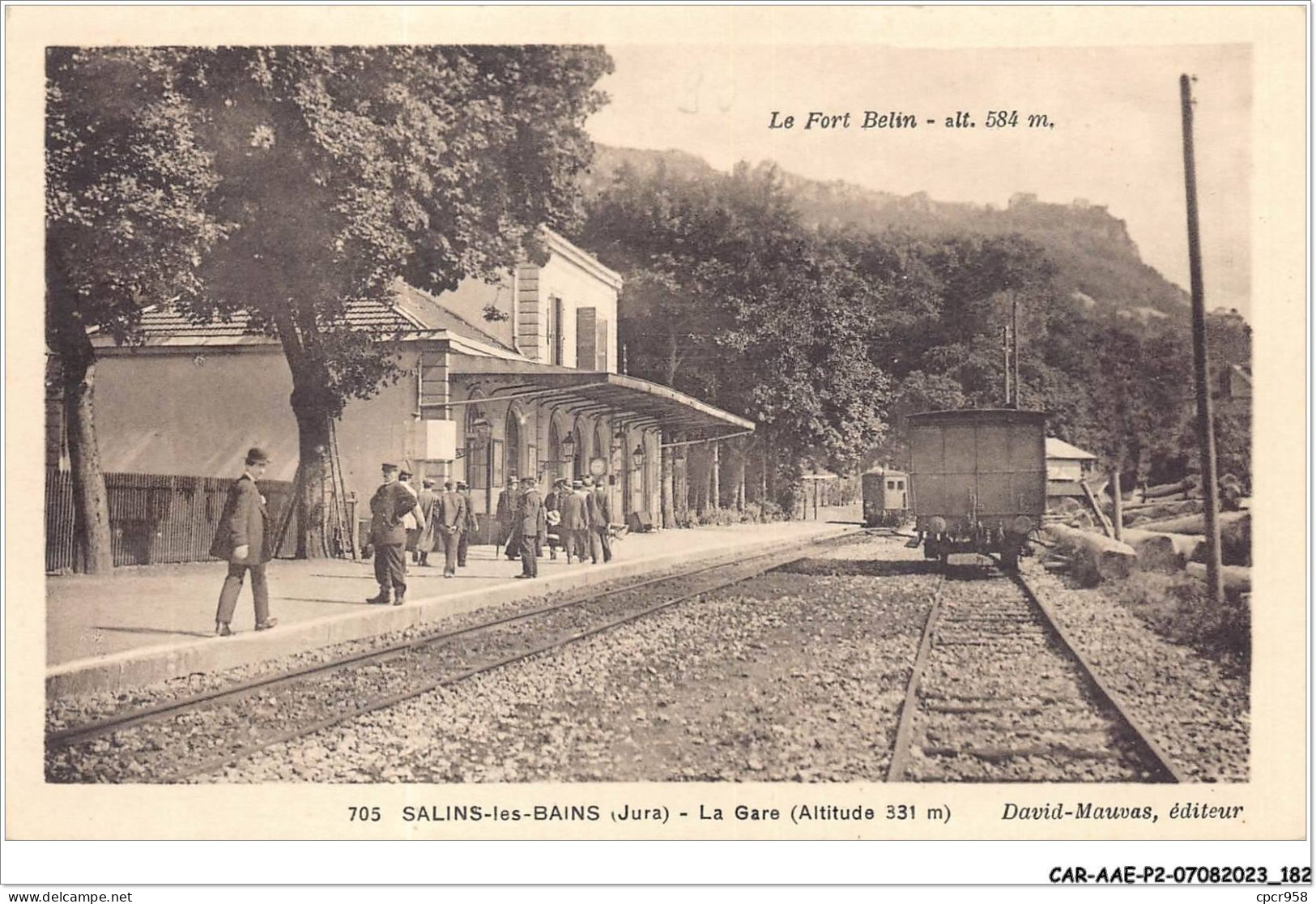 CAR-AAEP2-39-0199 - SALINS-LES-BAINS - La Gare - Autres & Non Classés