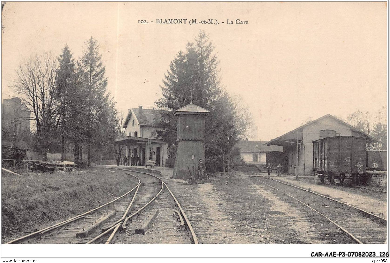 CAR-AAEP3-54-0266 - BLAMONT - La Gare - Blamont