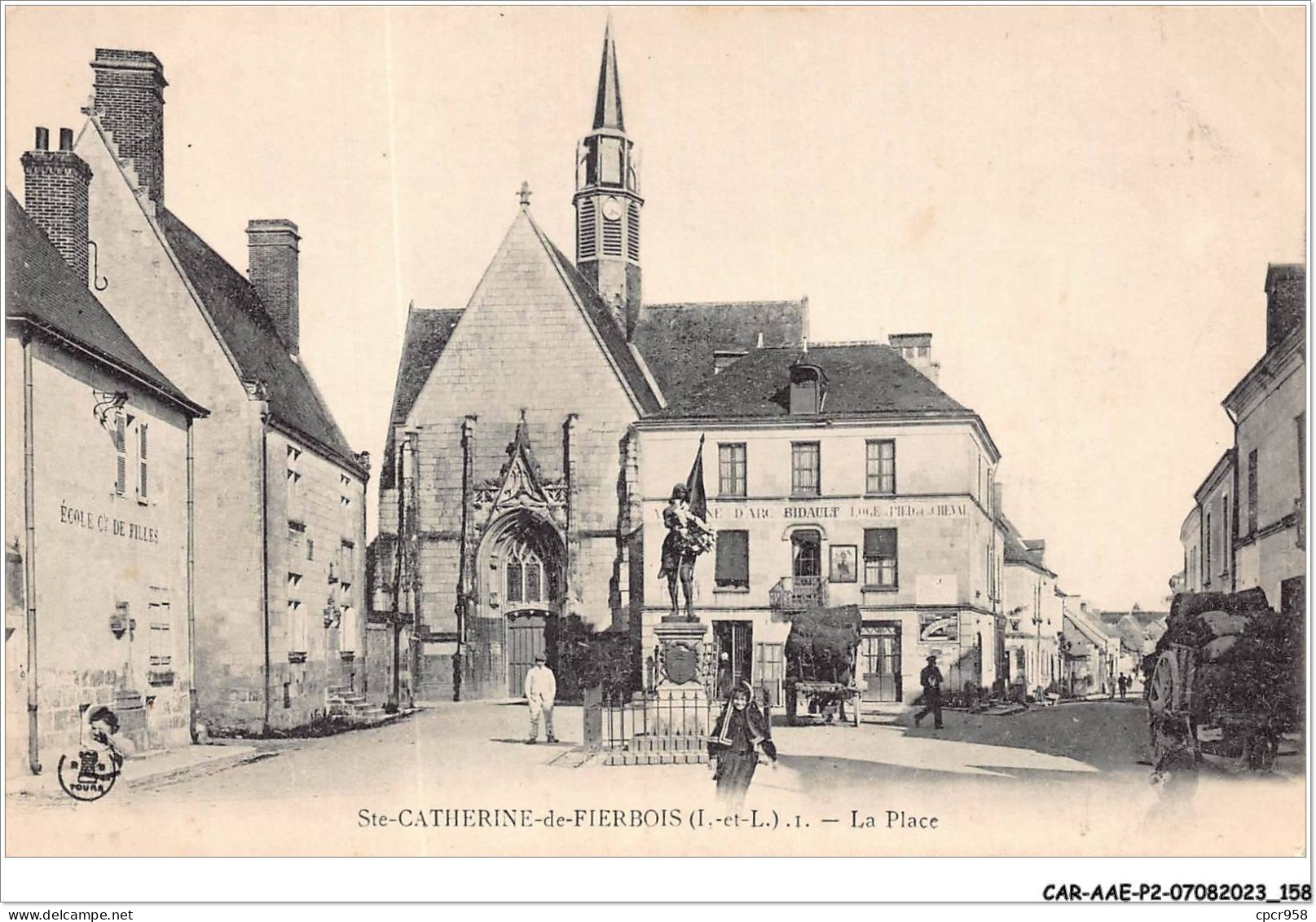 CAR-AAEP2-37-0187 - ST-CATHERINE-DE-FIERBOIS - La Place - Other & Unclassified