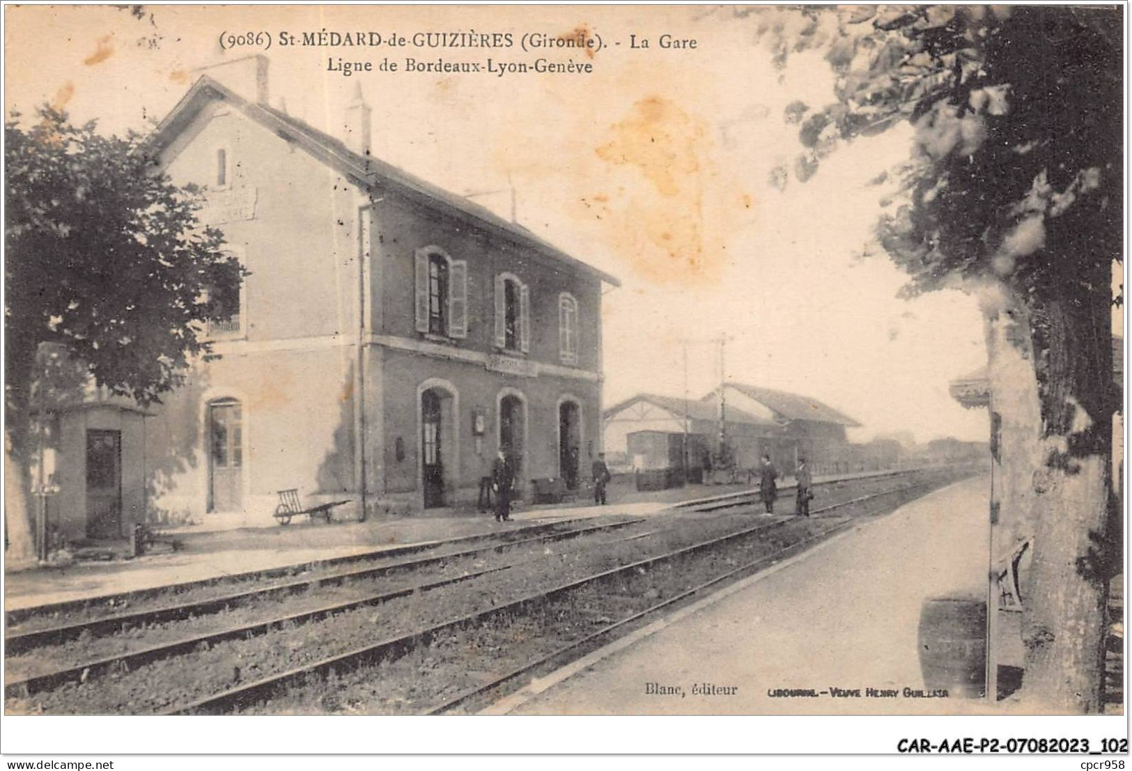 CAR-AAEP2-33-0159 - ST-MEDARD-DE-GUIZIERES - La Gare - Andere & Zonder Classificatie