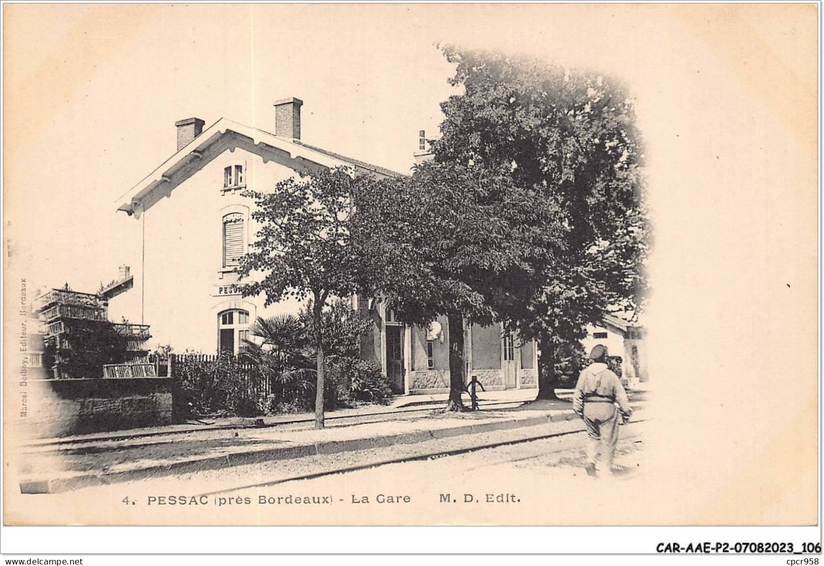 CAR-AAEP2-33-0161 - PESSAC - La Gare - Pessac