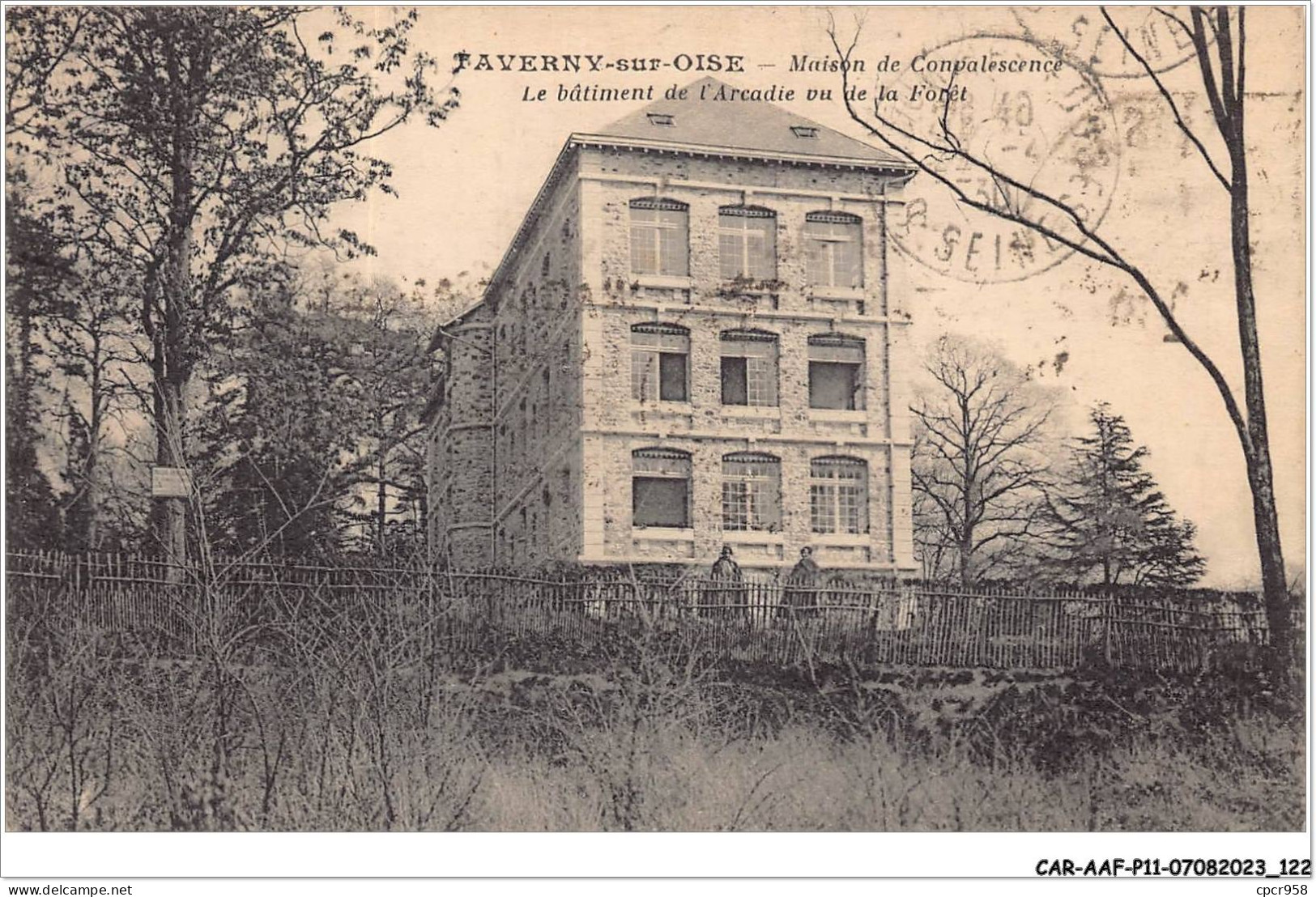 CAR-AAFP11-95-0992 - FAVERNY-SUR-OISE - Maison De Convalescence - Le Bâtiment De L'arcadie Vu De La Forêt - Other & Unclassified