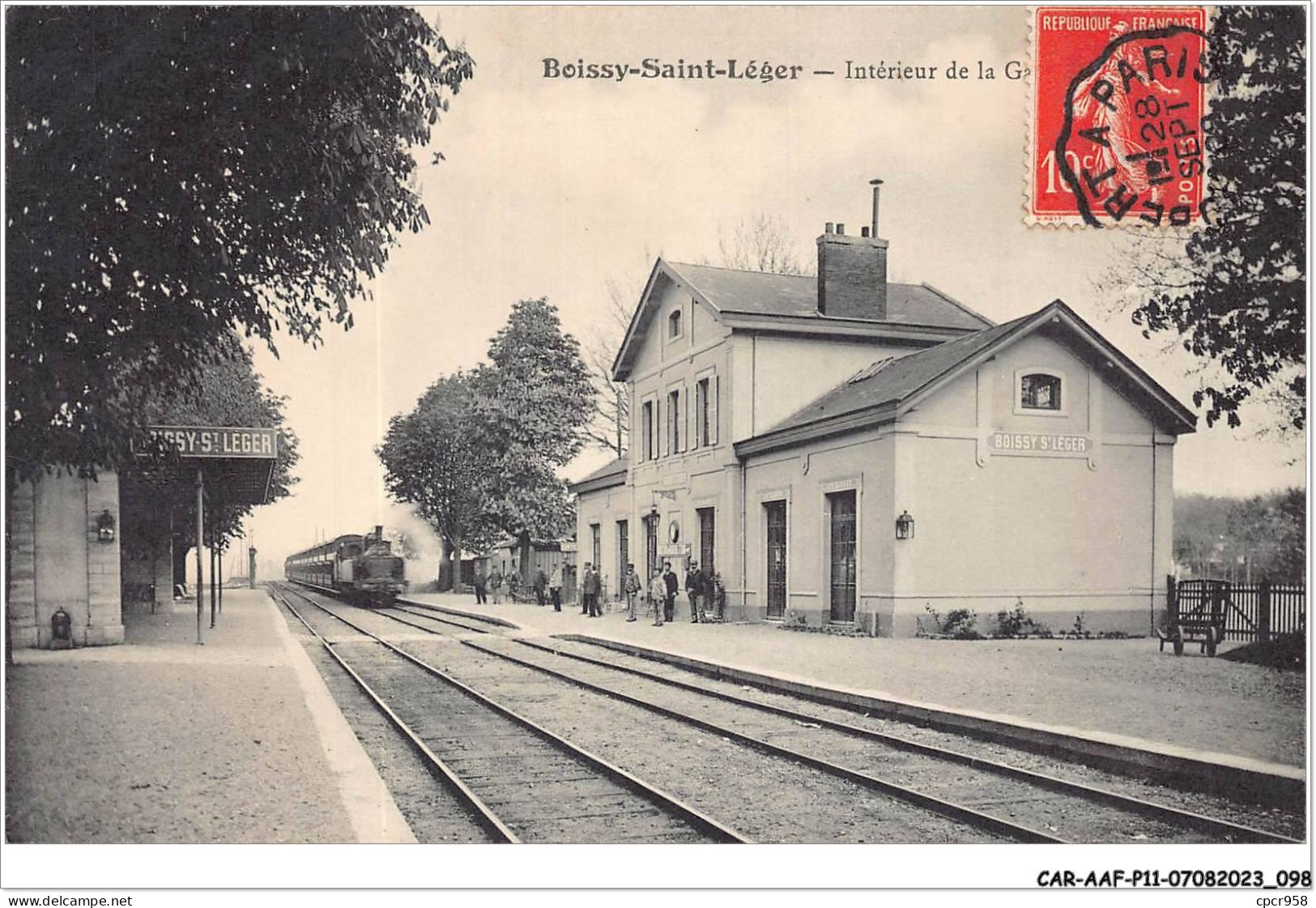 CAR-AAFP11-94-0980 - BOISSY-SAINT-LEGER - Intérieur De La Gare - Train - Boissy Saint Leger