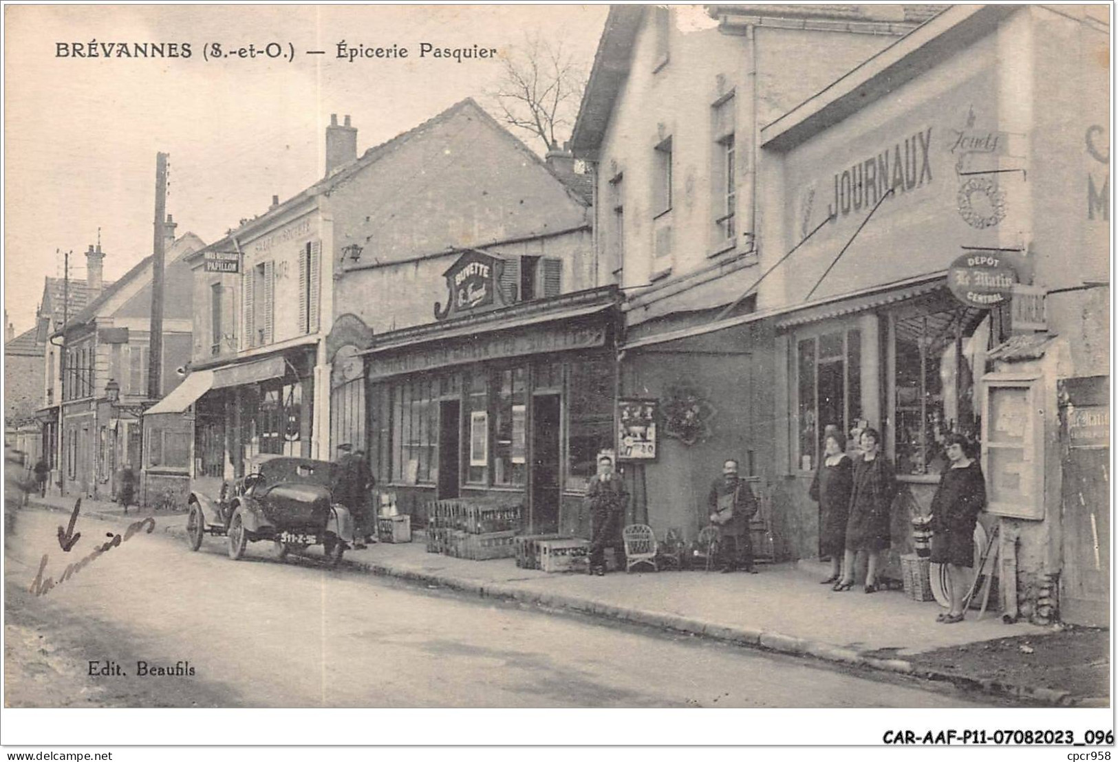 CAR-AAFP11-94-0979 - BREVANNES - épicerie Pasquier - Buvettte, Journaux - Other & Unclassified