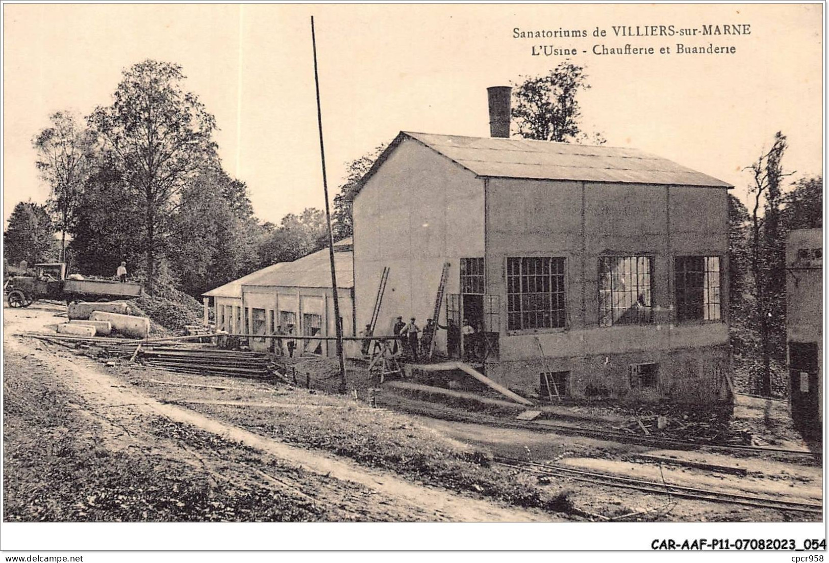 CAR-AAFP11-94-0958 - Sanatoriums De VILLIERS-SUR-MARNE - L'usine - Chaufferie Et Buanderie - Villiers Sur Marne