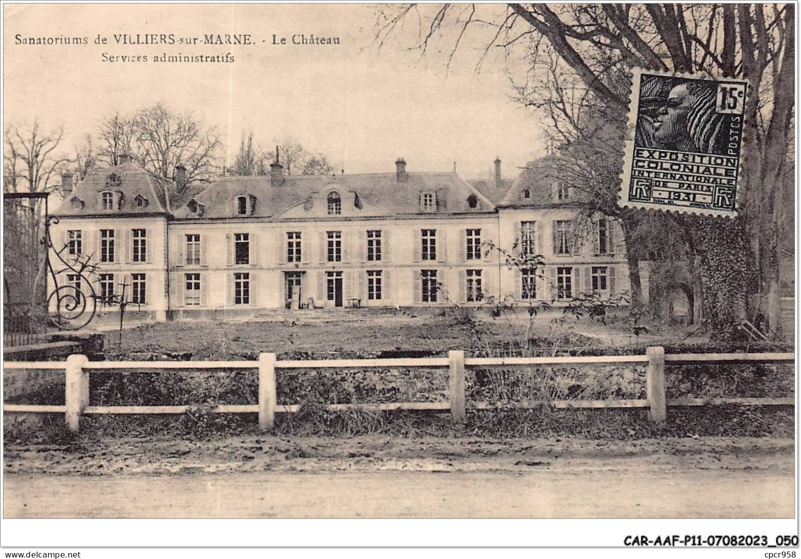 CAR-AAFP11-94-0956 - Sanatoriums De VILLIERS-SUR-MARNE - Le Château - Services Administratifs - Villiers Sur Marne