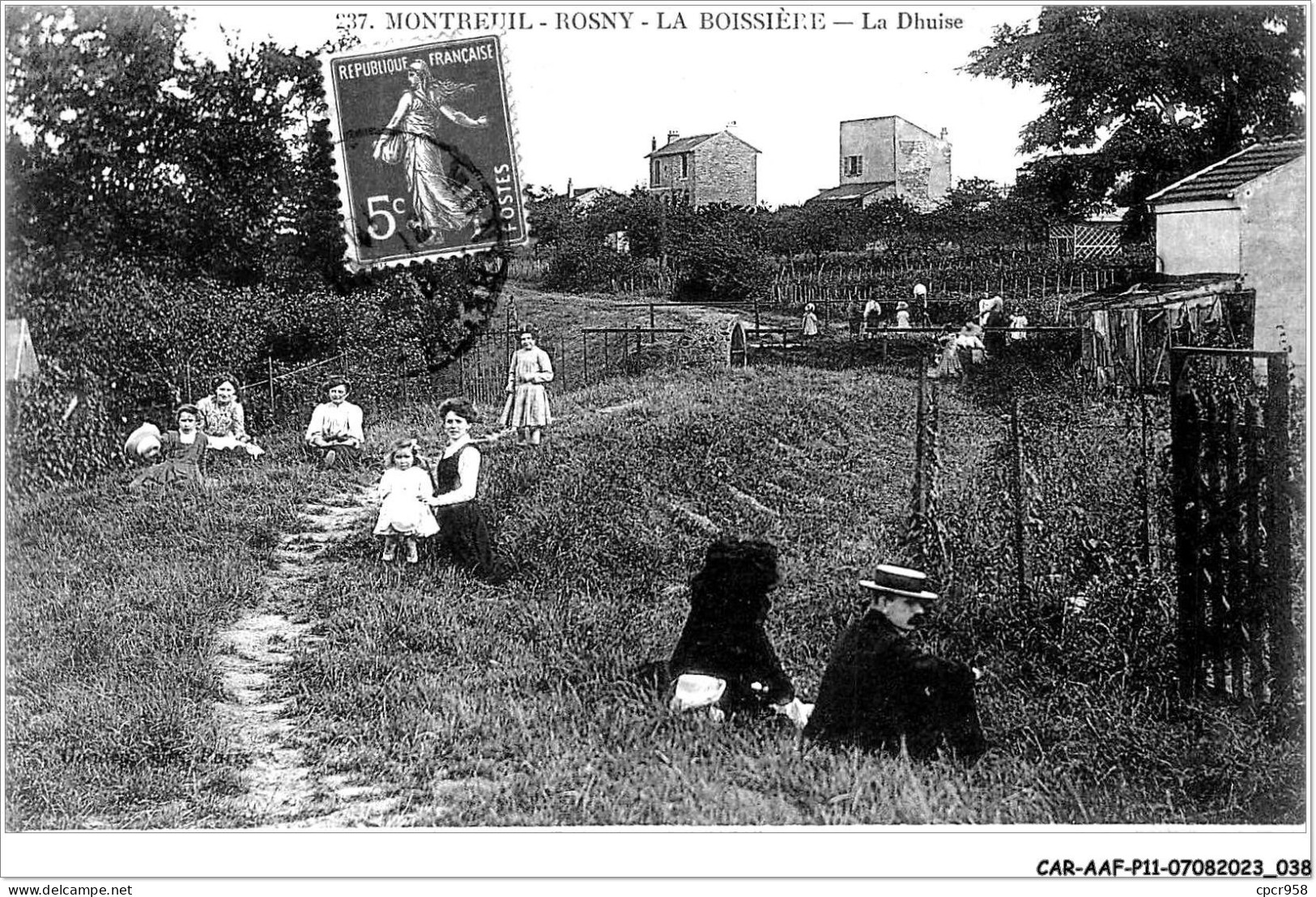 CAR-AAFP11-93-0950 - MONTREUIL - Rosny - La Boissière - La Dhuise - Montreuil