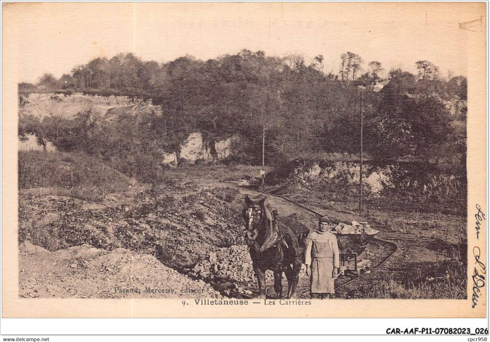 CAR-AAFP11-93-0944 - VILLETANEUSE - Les Carrières - Mine - Villetaneuse