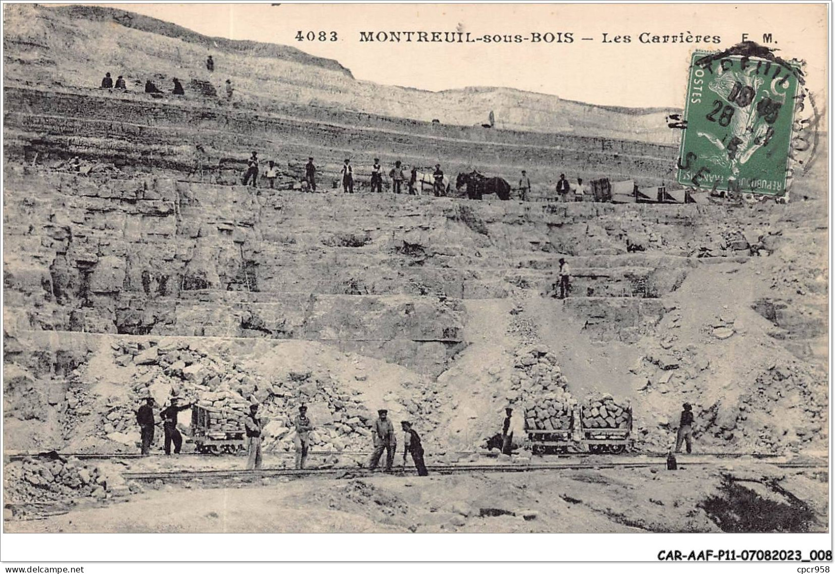CAR-AAFP11-93-0935 - MONTREUIL-SOUS-BOIS - Les Carrières - Mine - Montreuil