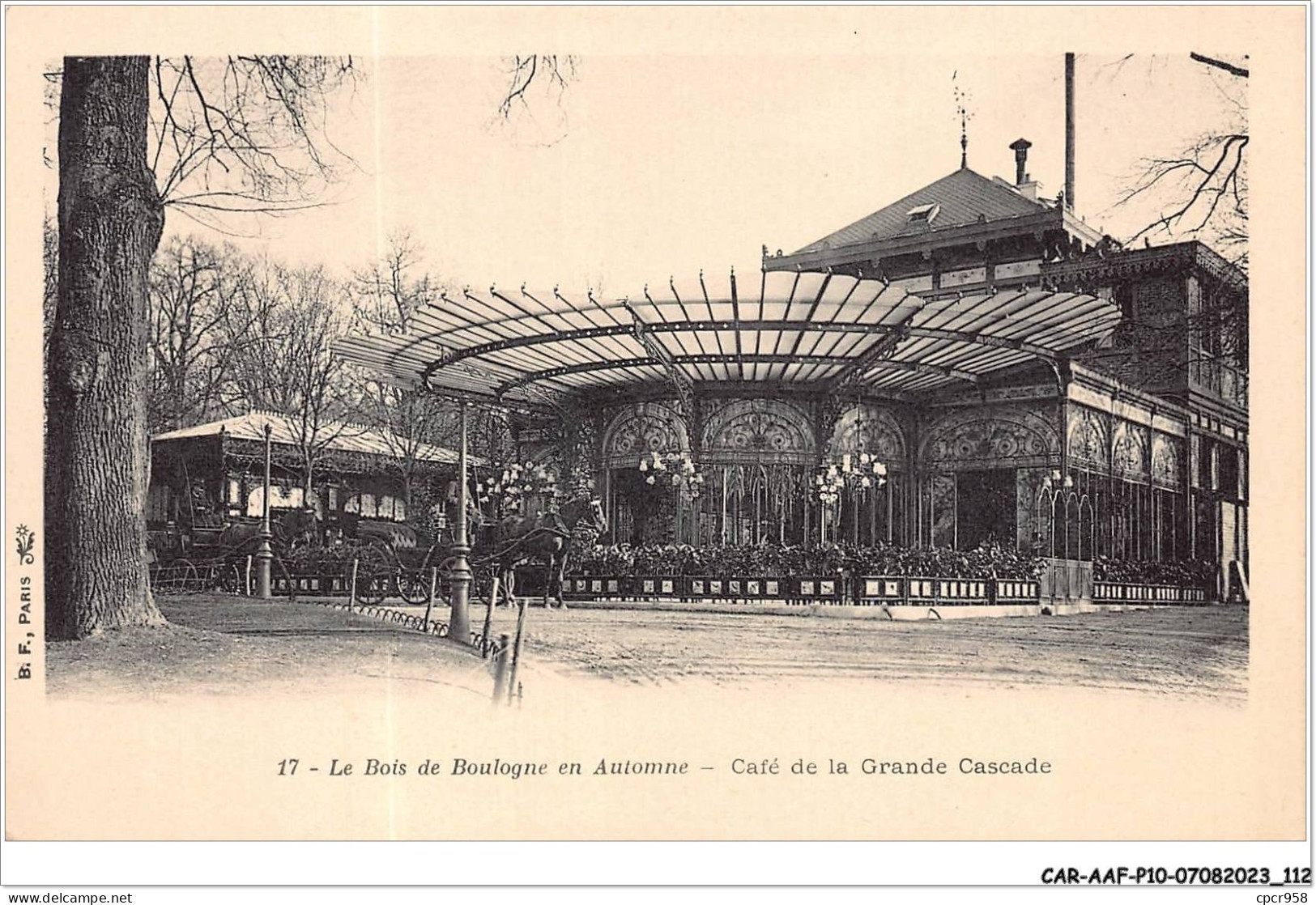 CAR-AAFP10-92-0912 - Le Bois De BOULOGNE En Automne - Café De La Grande Cascade - Boulogne Billancourt