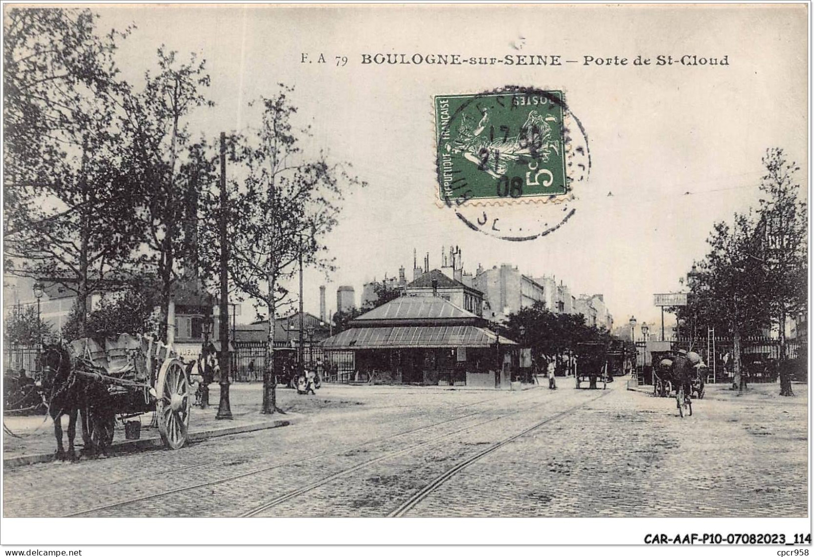 CAR-AAFP10-92-0913 - BOULOGNE-SUR-SEINE - Porte De Saint-cloud - Boulogne Billancourt