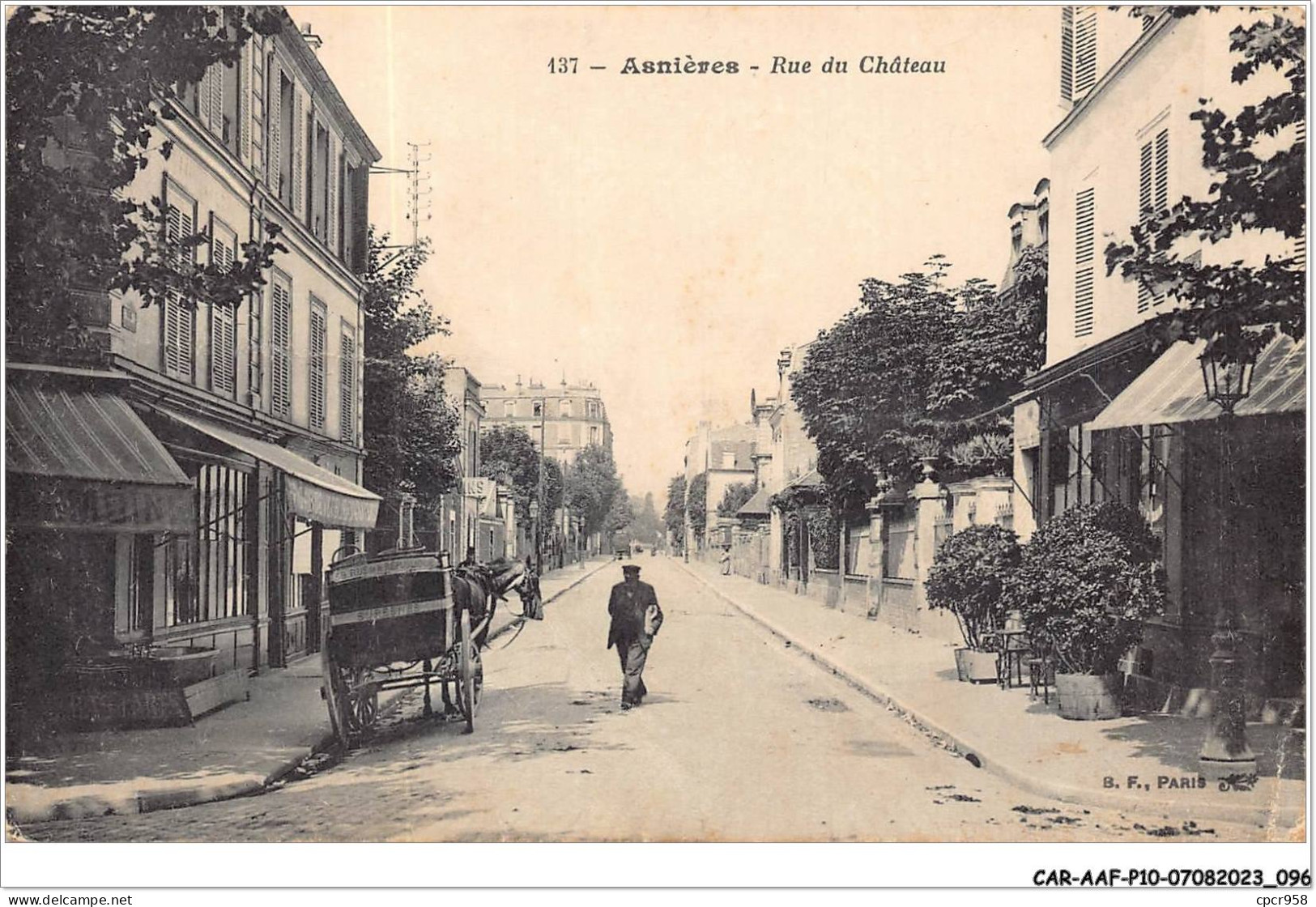 CAR-AAFP10-92-0904 - ASNIERES - Rue Du Château - Asnieres Sur Seine