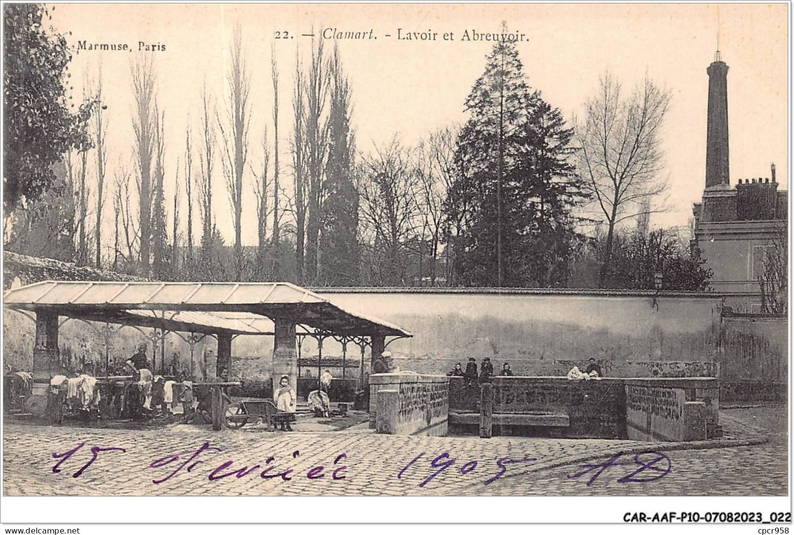 CAR-AAFP10-92-0867 - CLAMART - Lavoir Et Abreuvoir - Clamart