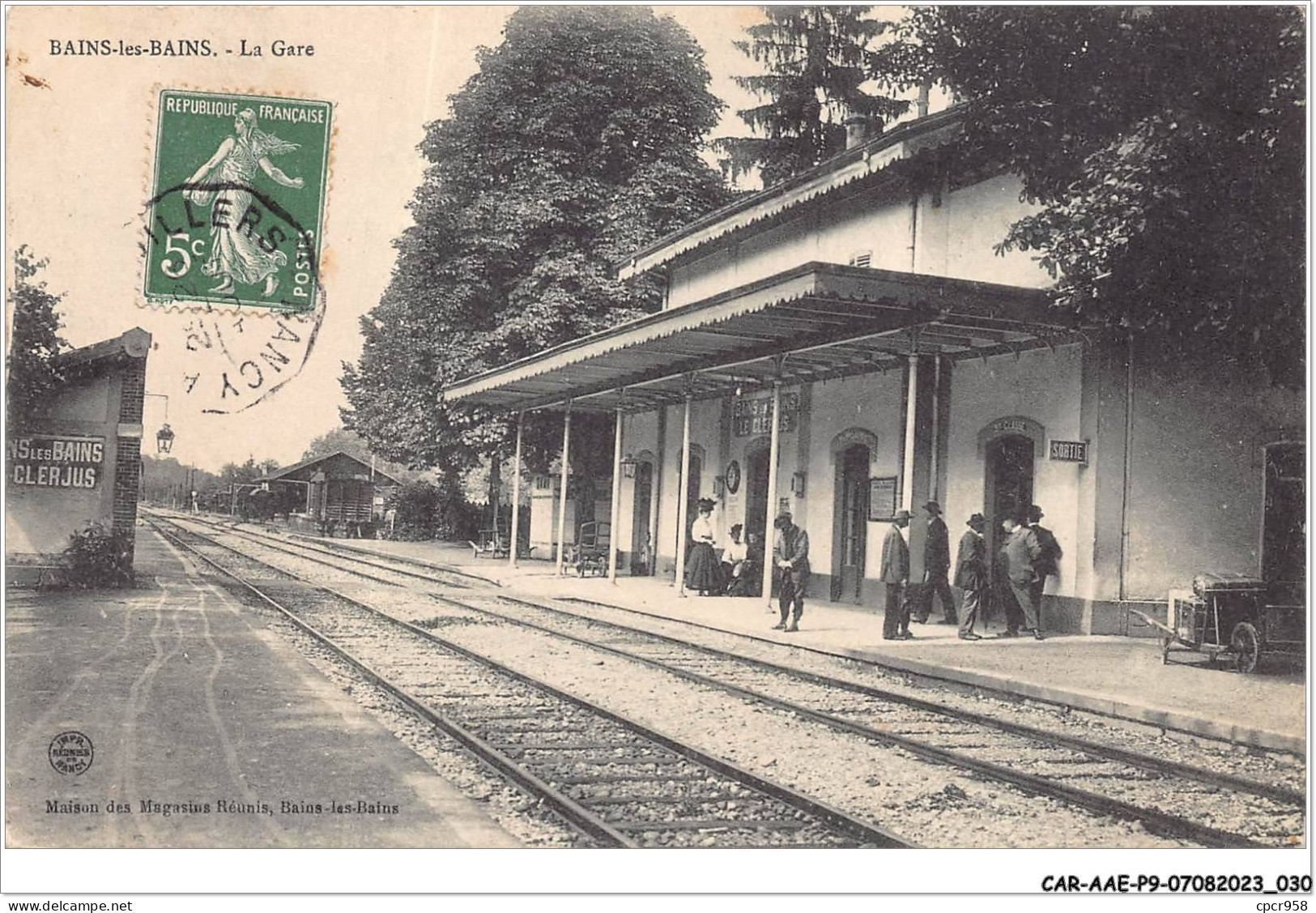CAR-AAEP9-88-0851 - BAINS-LES-BAINS - La Gare - Bains Les Bains