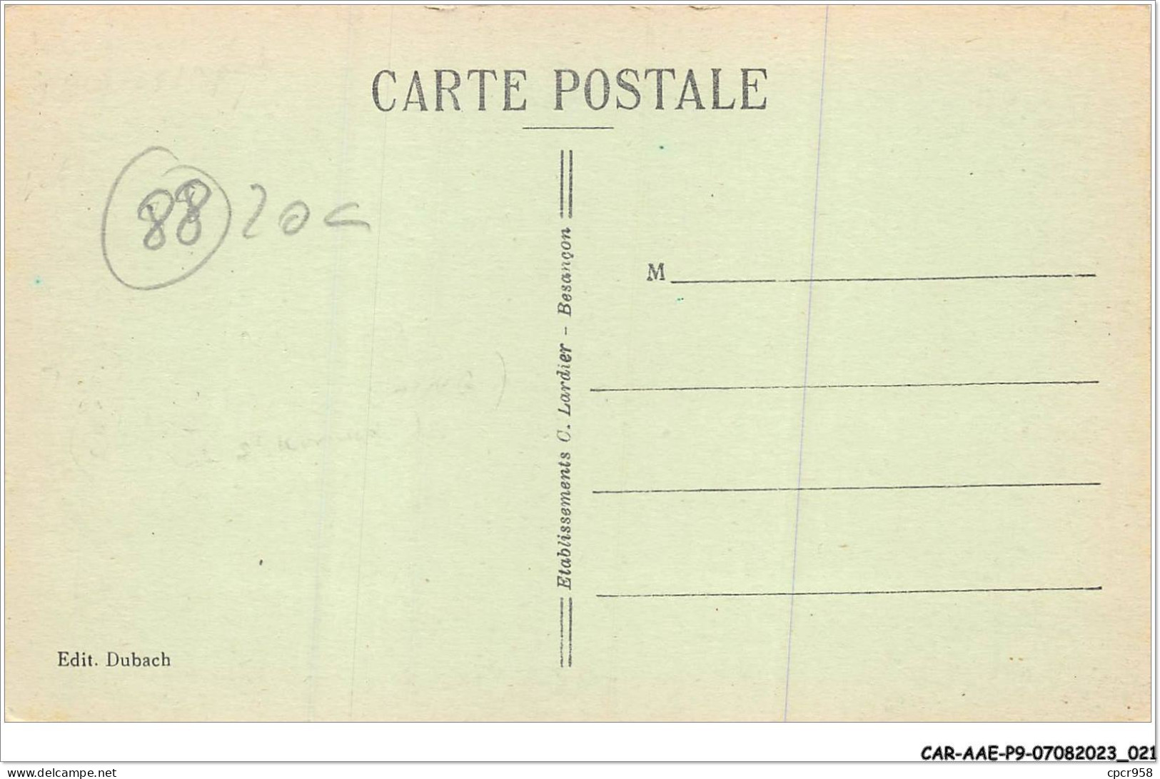 CAR-AAEP9-88-0846 - FRAIZE - La Gare - Fraize