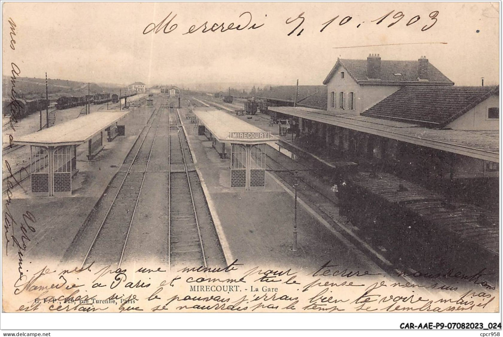 CAR-AAEP9-88-0848 - MIRECOURT - La Gare - Train - Mirecourt