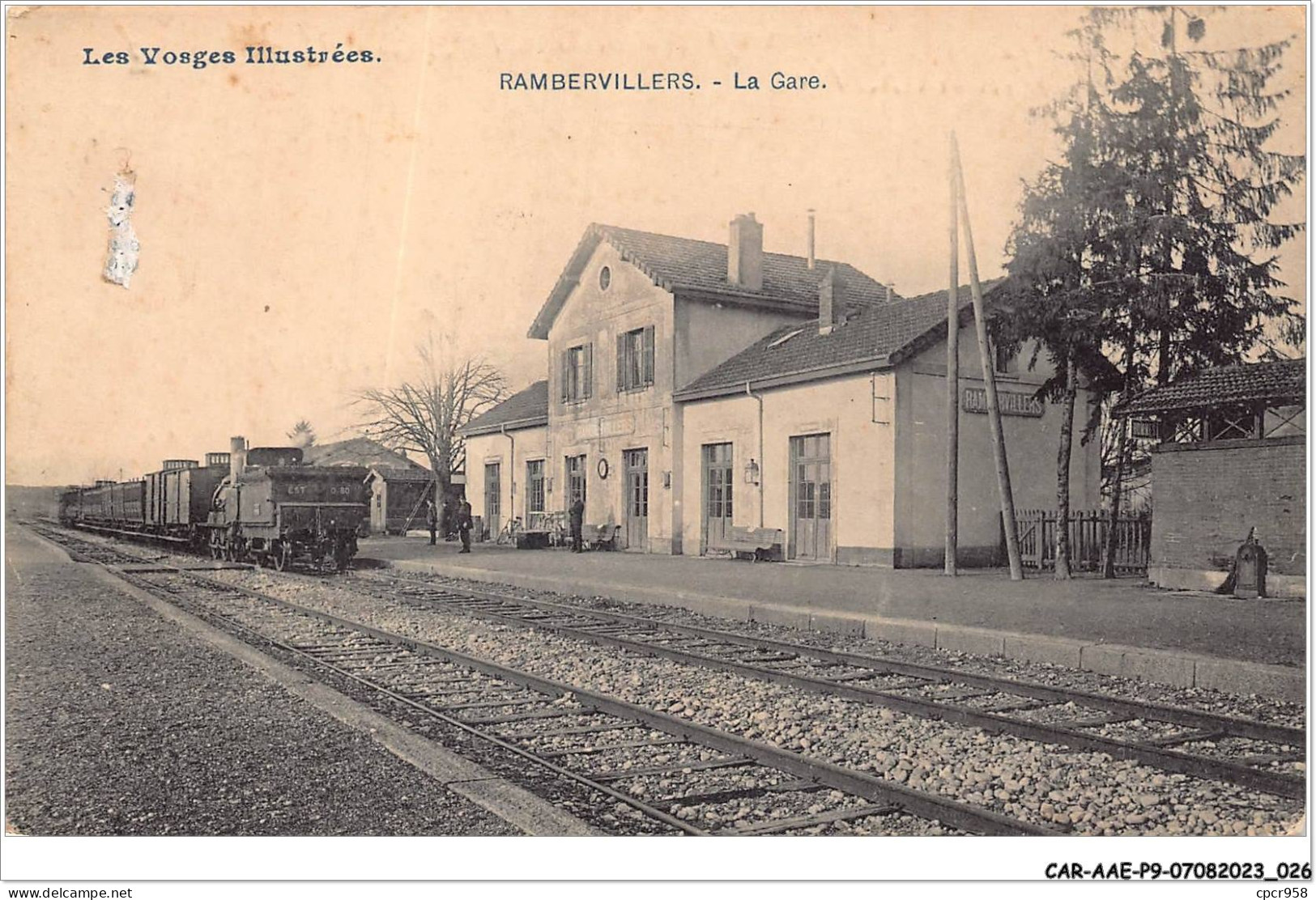 CAR-AAEP9-88-0849 - RAMBERVILLERS - La Gare - Train - Rambervillers