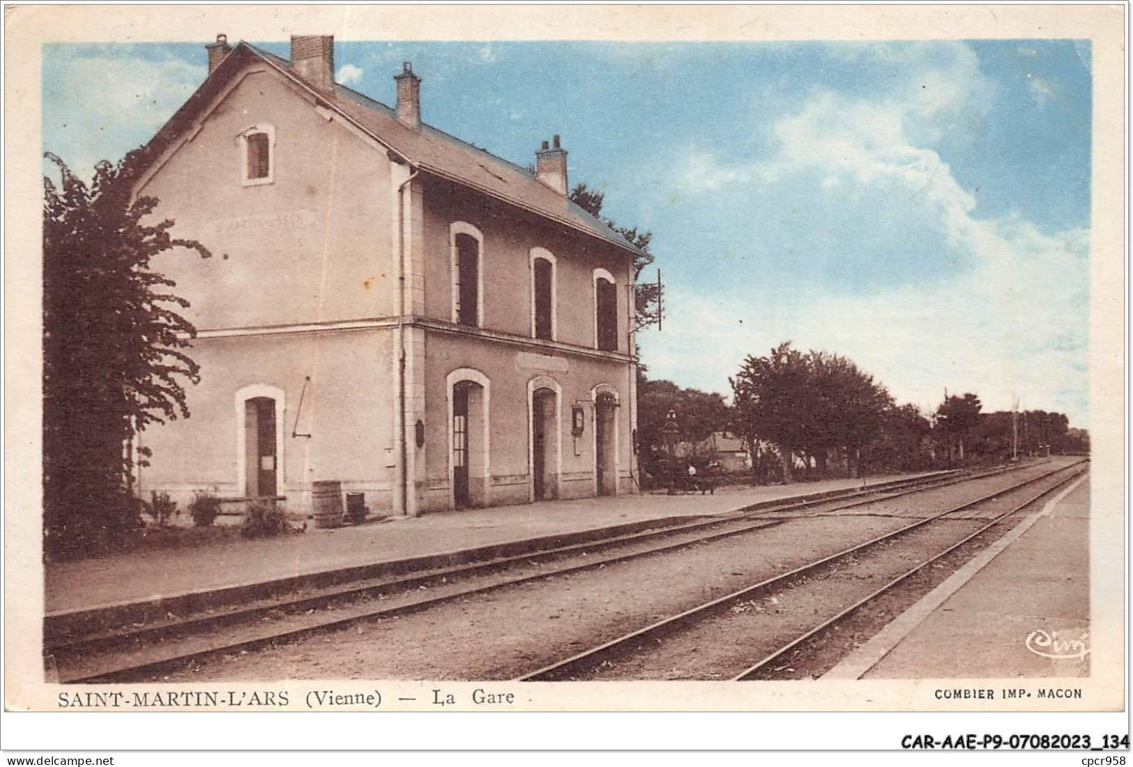 CAR-AAEP9-86-0903 - SAINT-MARTIN-L'ARS - La Gare - Autres & Non Classés