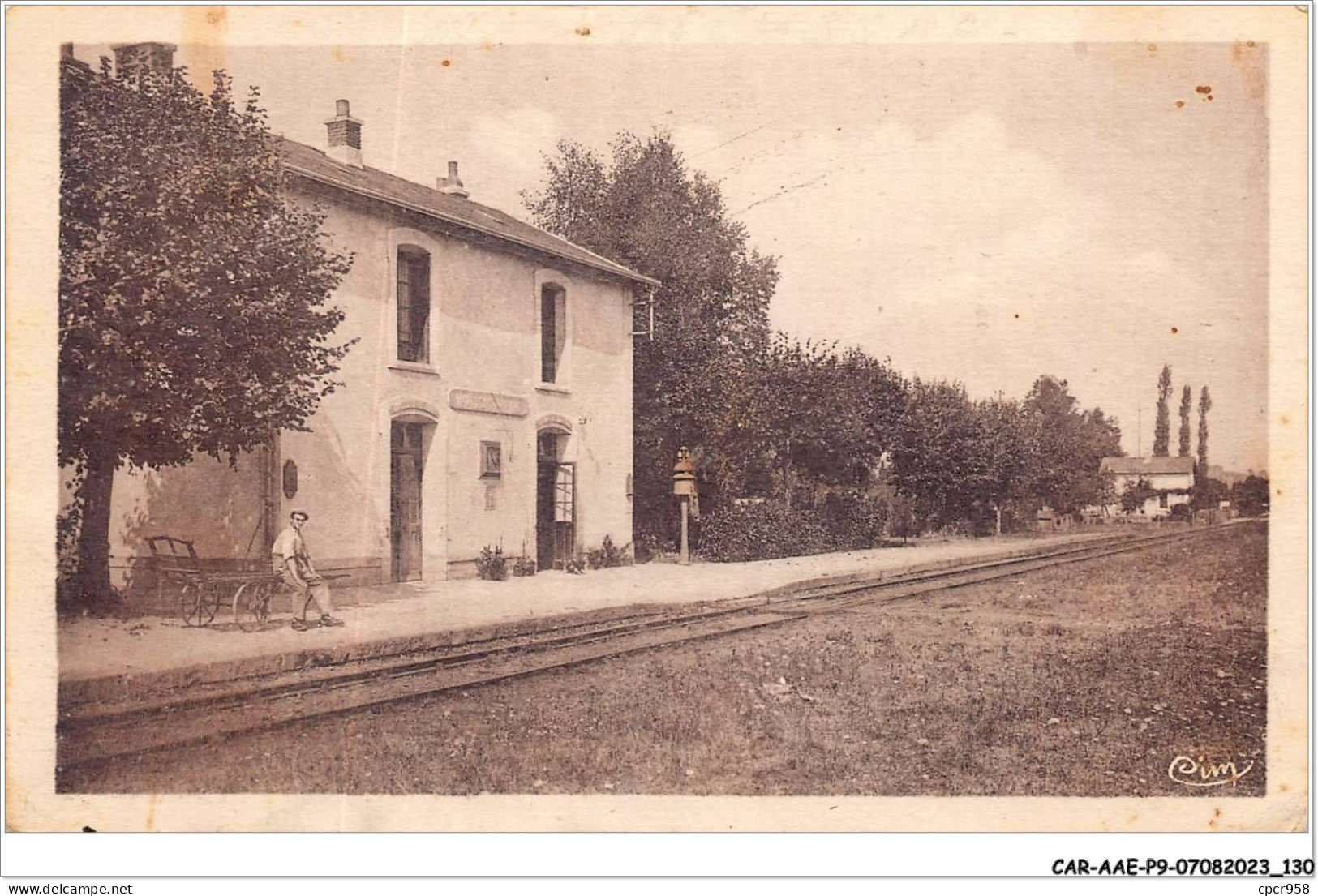 CAR-AAEP9-86-0901 - MOUSSAC - Gare Et Maisonnette De Moussac - Autres & Non Classés