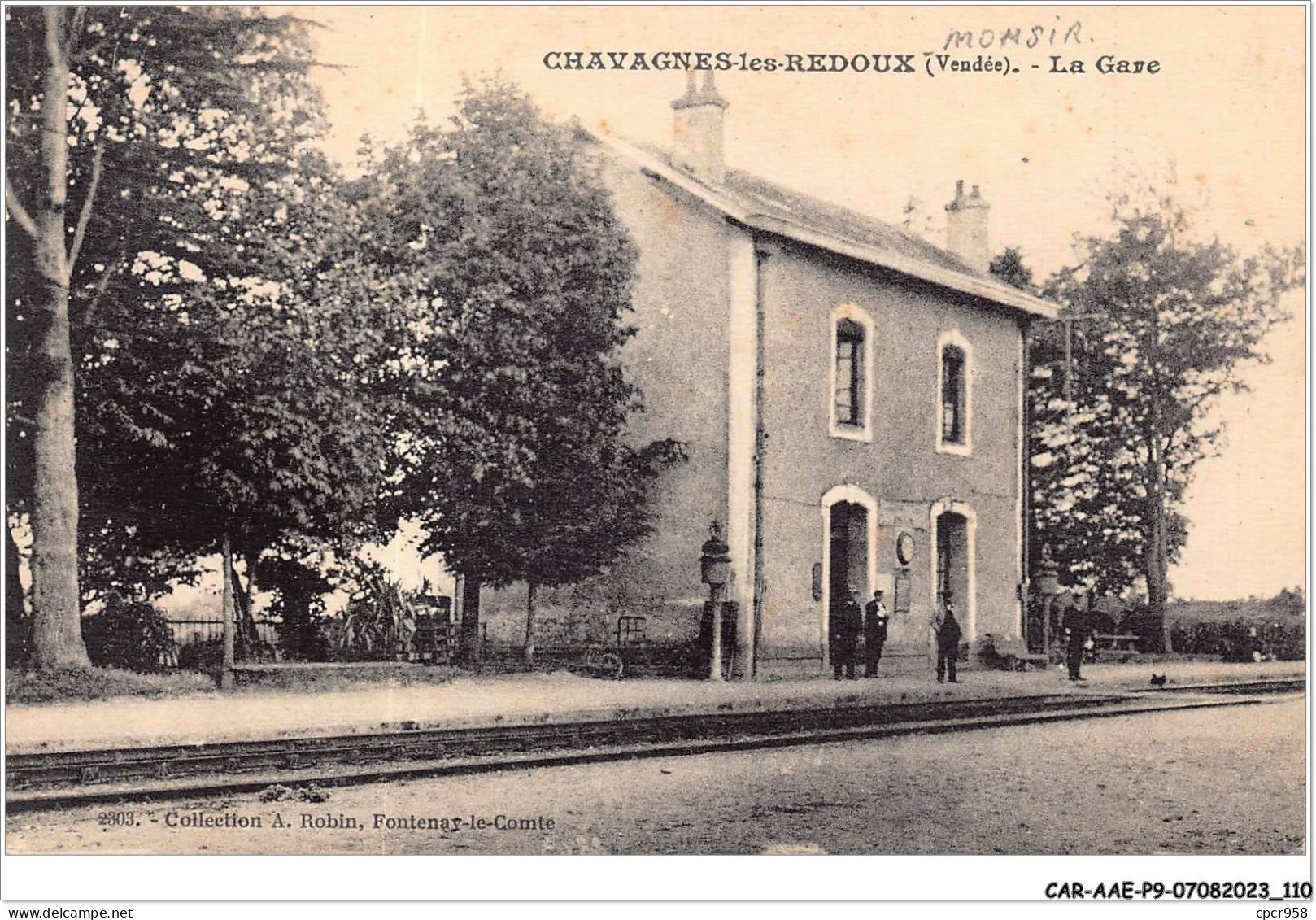 CAR-AAEP9-85-0891 - CHAVAGNES-LES-REDOUX - La Gare - Other & Unclassified