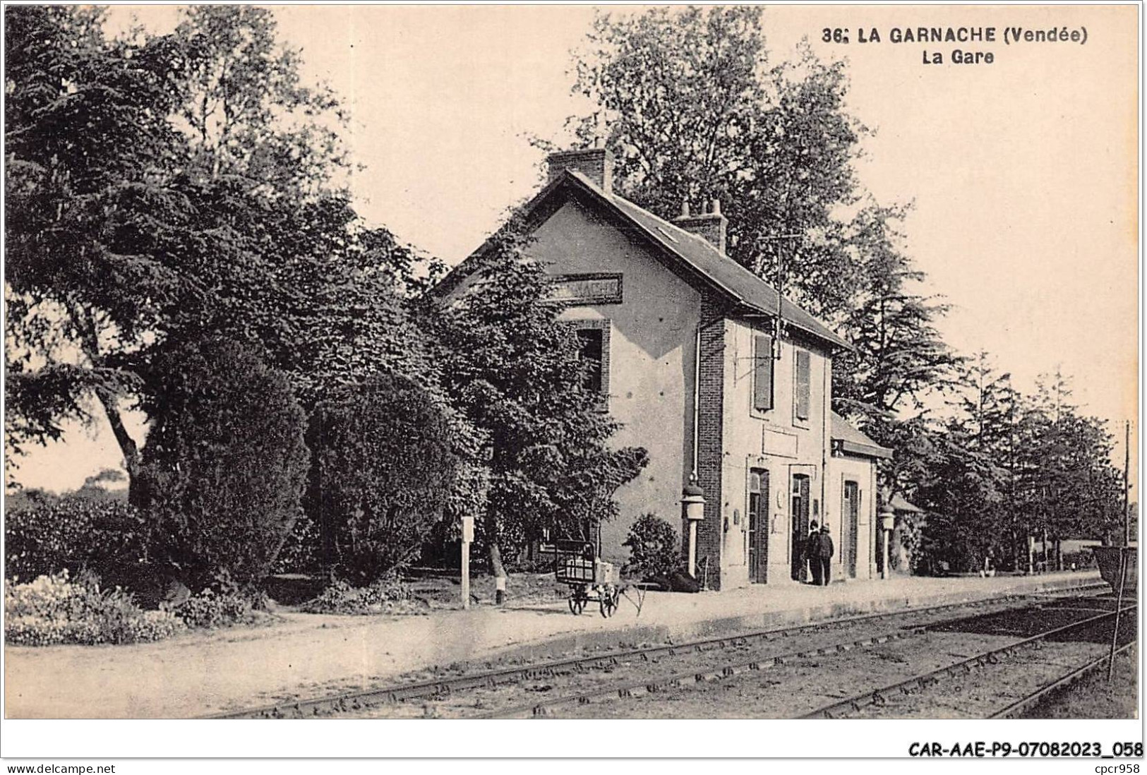 CAR-AAEP9-85-0865 - LA GARNACHE -  La Gare - Other & Unclassified