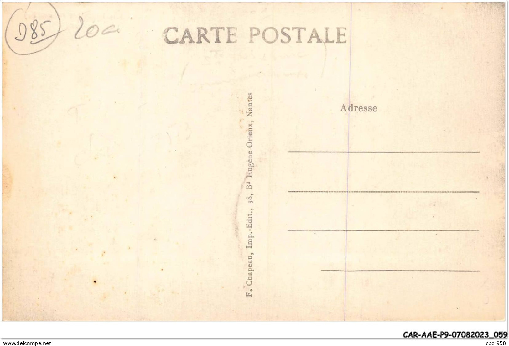 CAR-AAEP9-85-0865 - LA GARNACHE -  La Gare - Other & Unclassified