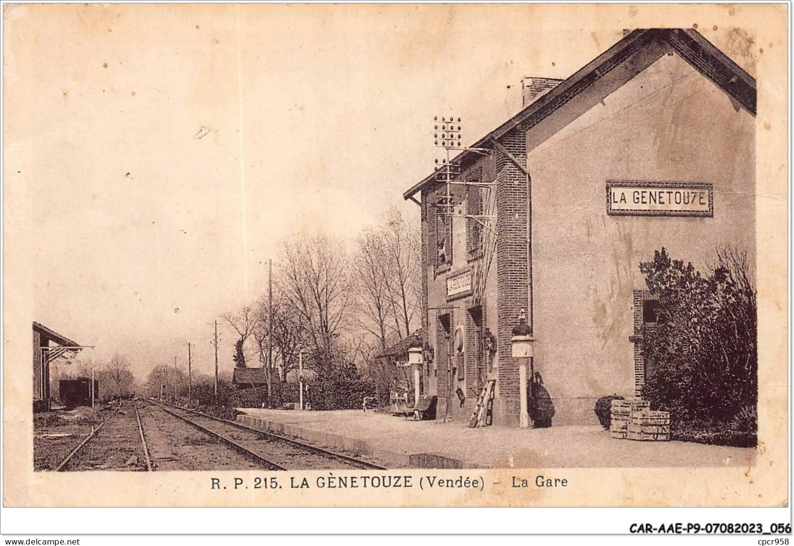 CAR-AAEP9-85-0864 - LA GENETOUZE -  La Gare - Other & Unclassified