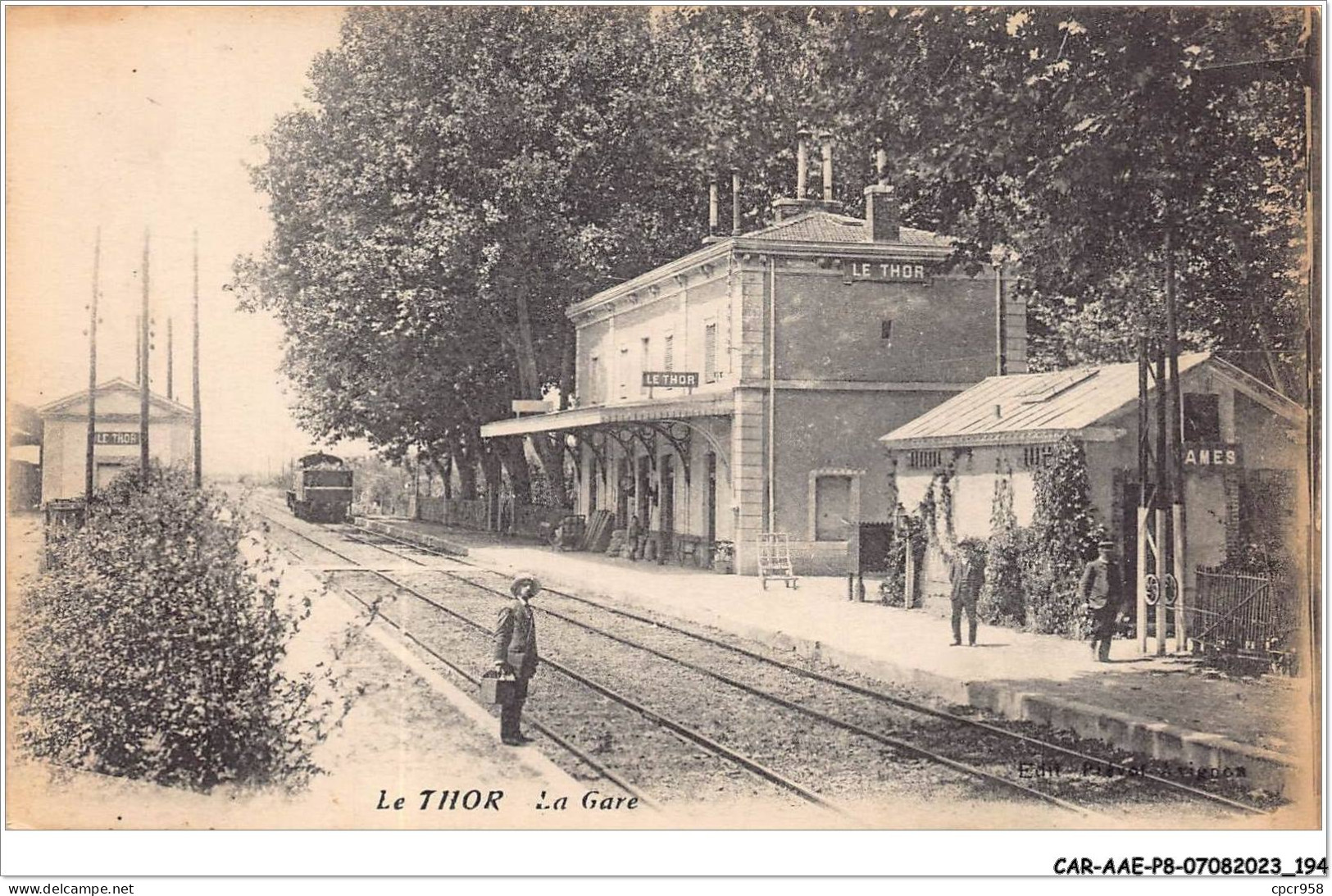 CAR-AAEP8-84-0824 - LE THOR - La Gare - Sonstige & Ohne Zuordnung