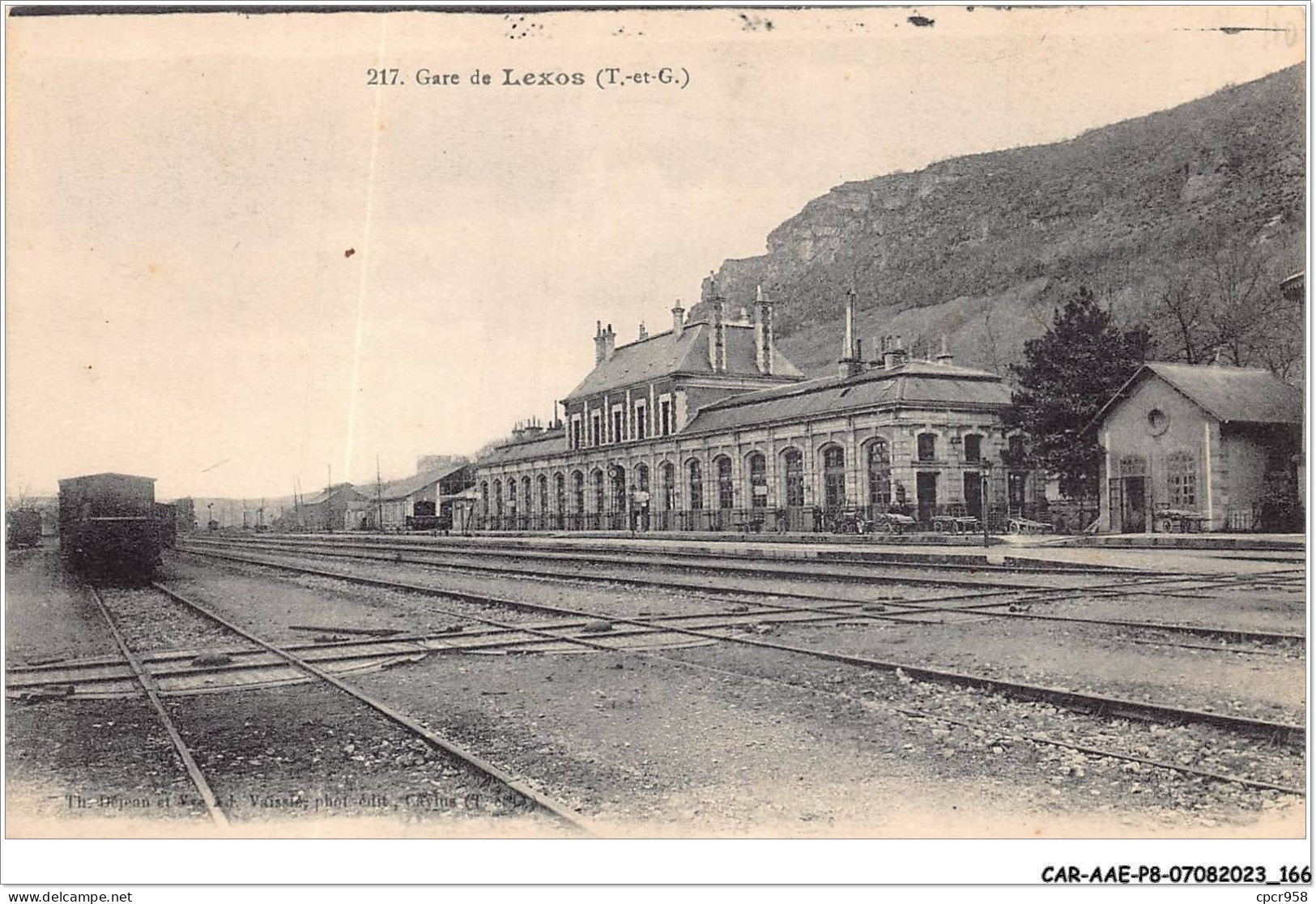 CAR-AAEP8-82-0810 - Gare De LEXOS - Autres & Non Classés