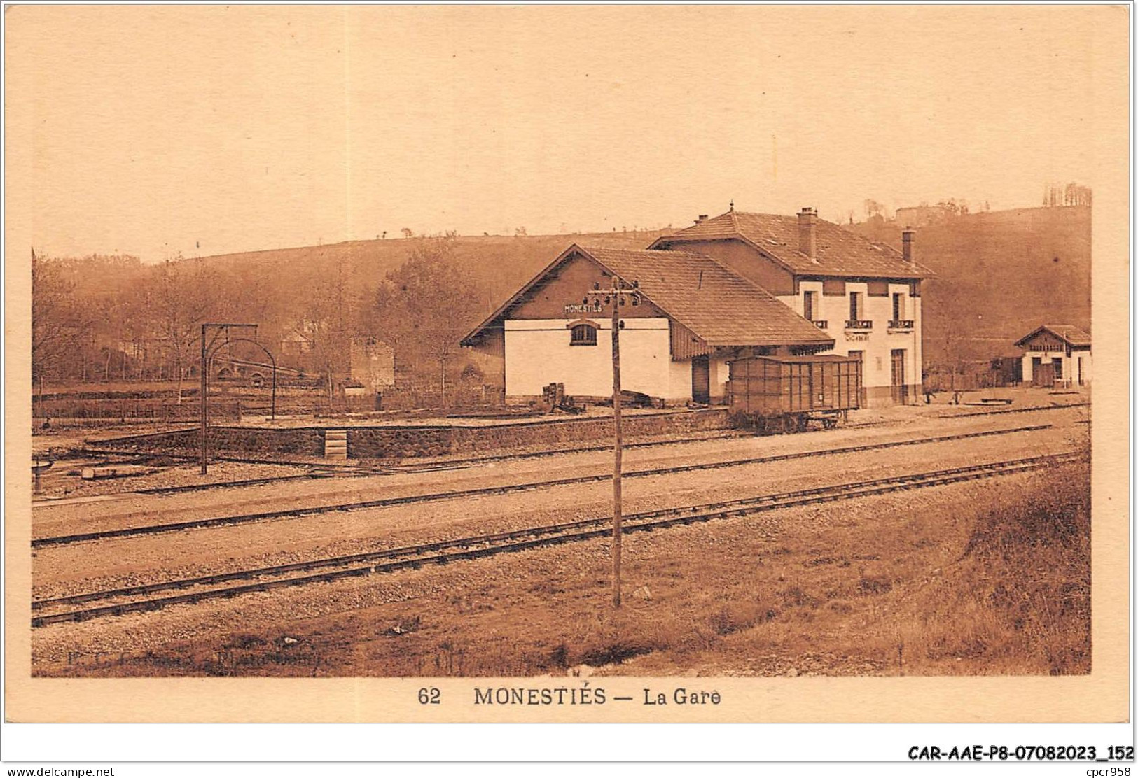 CAR-AAEP8-81-0803 - MONESTIES - La Gare - Monesties