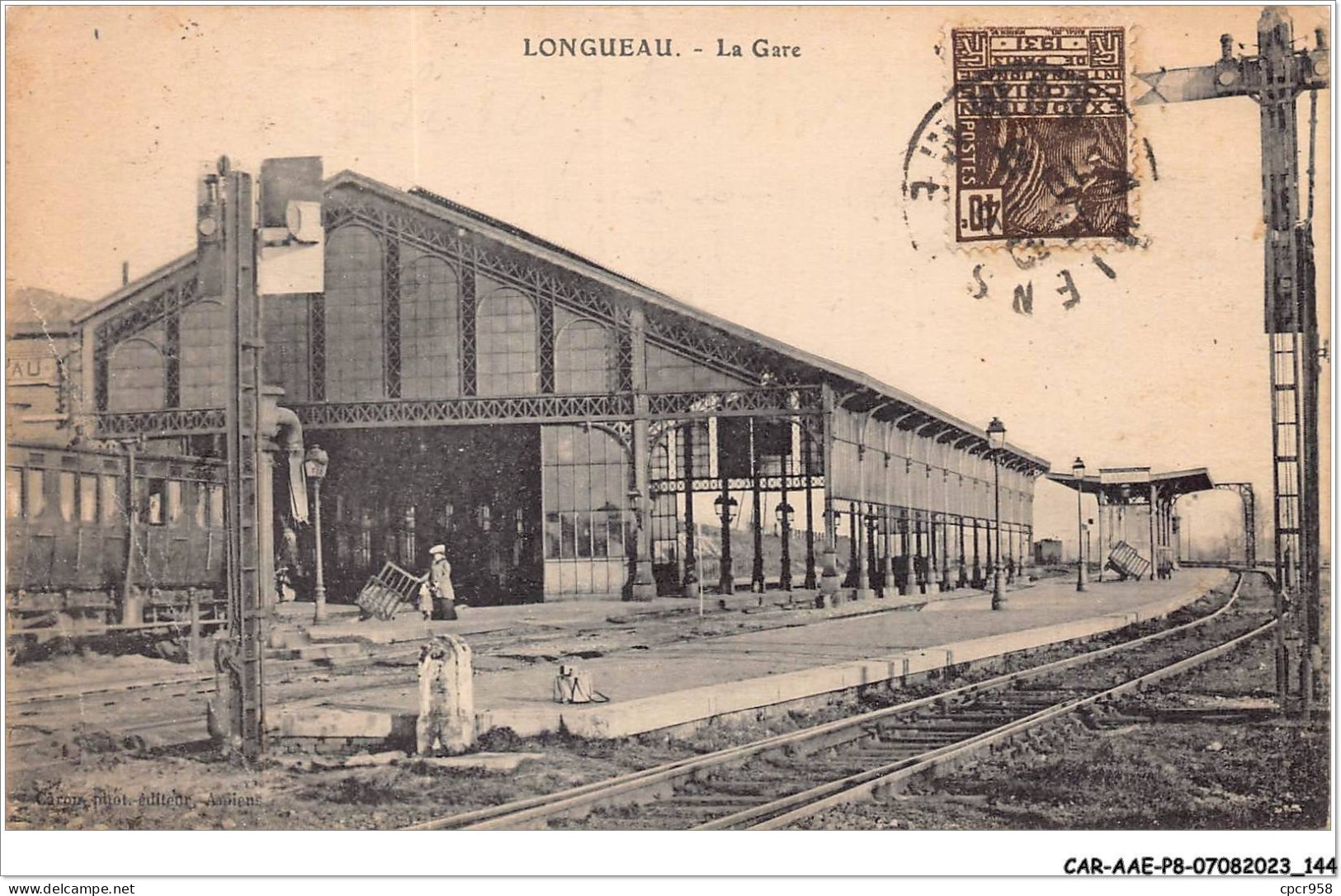 CAR-AAEP8-80-0799 - LONGUEAU - La Gare - Other & Unclassified