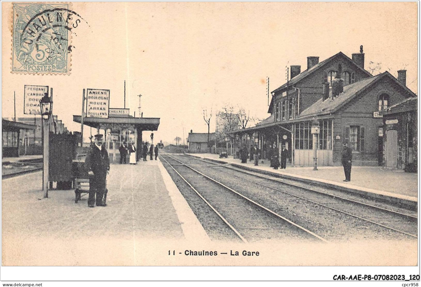 CAR-AAEP8-80-0787 - CHAULNES - La Gare - Chaulnes