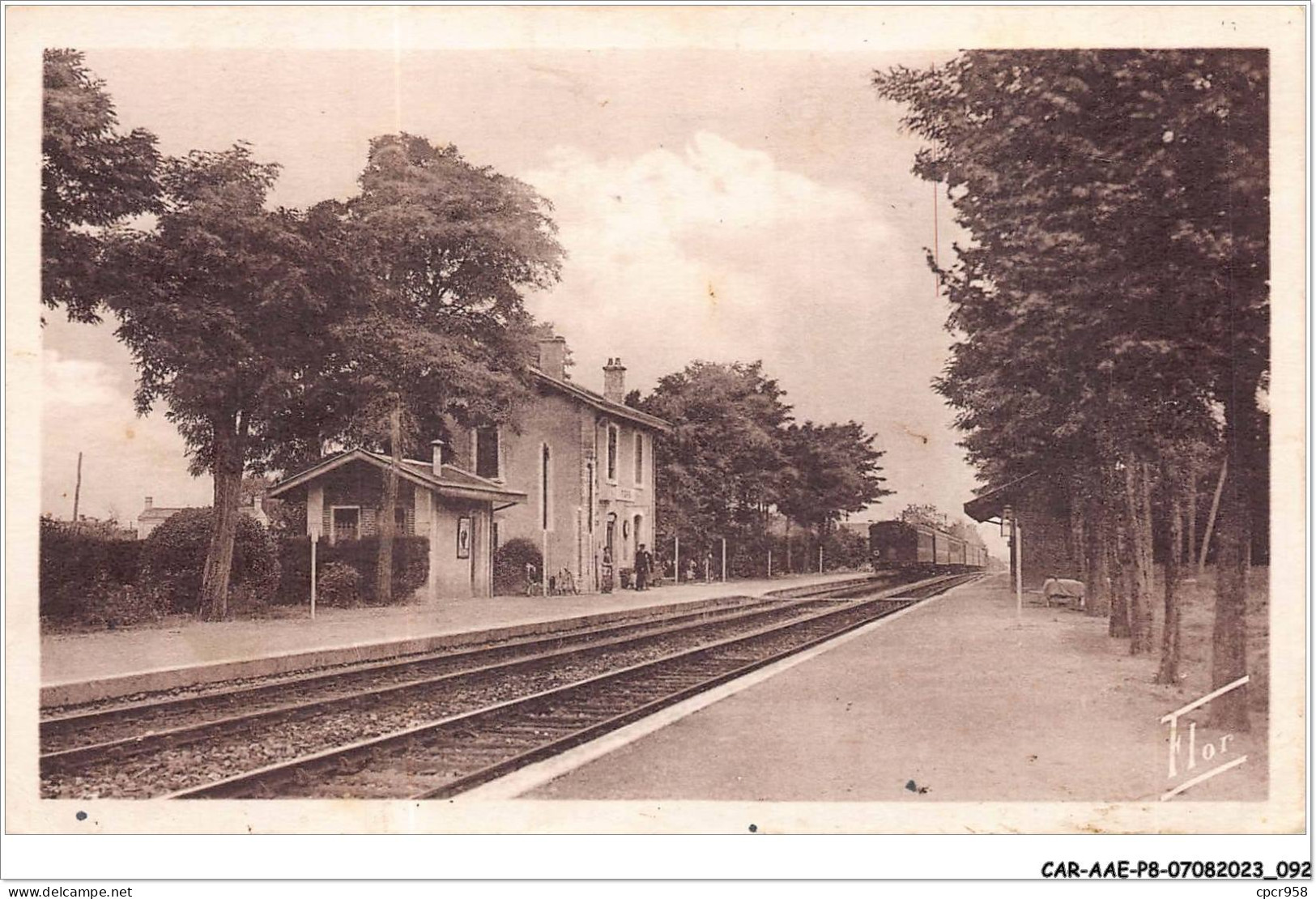 CAR-AAEP8-79-0773 - FORS - La Gare - Autres & Non Classés