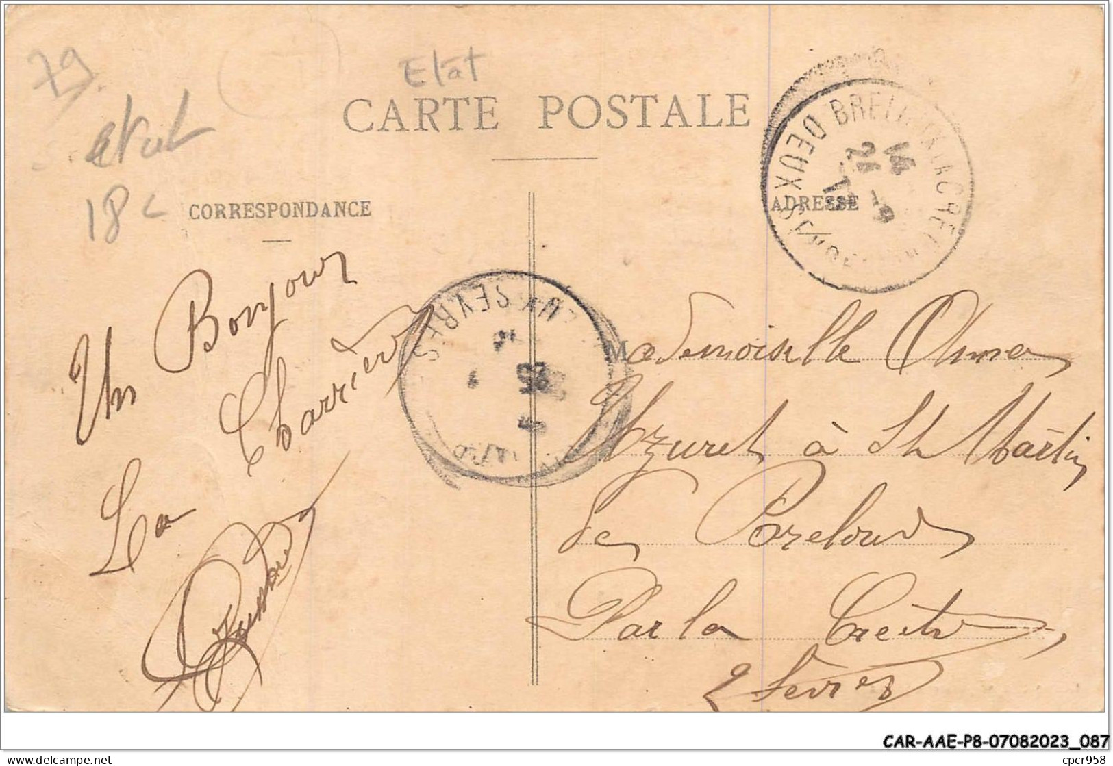 CAR-AAEP8-79-0770 - LA CHARRIERE - La Gare - Carte Vendue En L'etat - Other & Unclassified