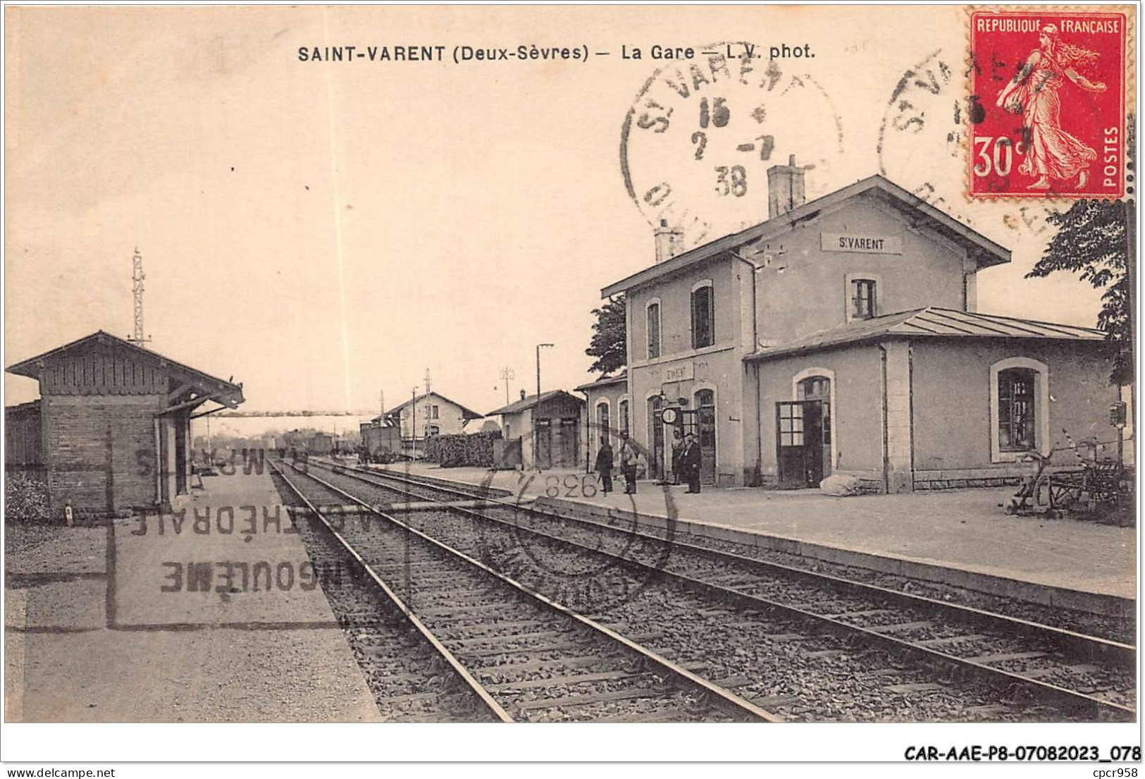 CAR-AAEP8-79-0766 - SAINT-VARENT - La Gare - Other & Unclassified