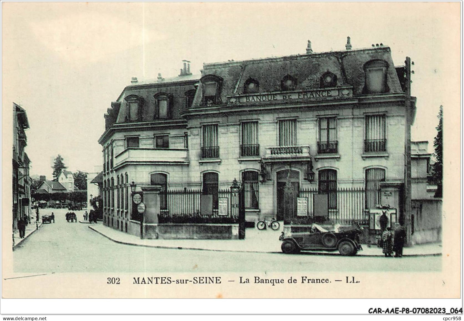 CAR-AAEP8-78-0759 - MANTES-SUR-SEINE - La Banque De France - Mantes La Ville